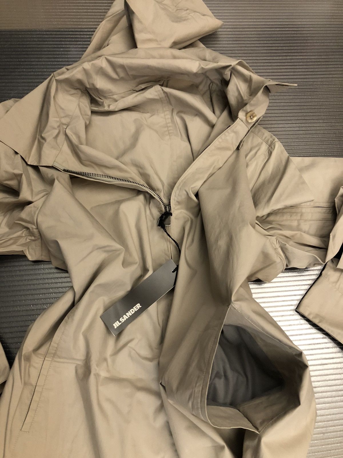 Jil Sander Jil Sander x Raf Simons 🇮🇹 grey mikonos hooded techno jkt NEW Size US L / EU 52-54 / 3 - 6 Thumbnail