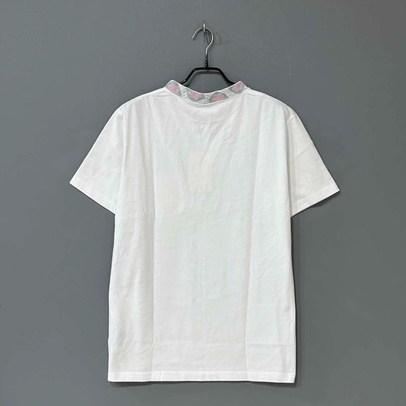 Dior Dior Logo Embroidered Short Sleeve T-2505 Size S / US 4 / IT 40 - 4 Thumbnail