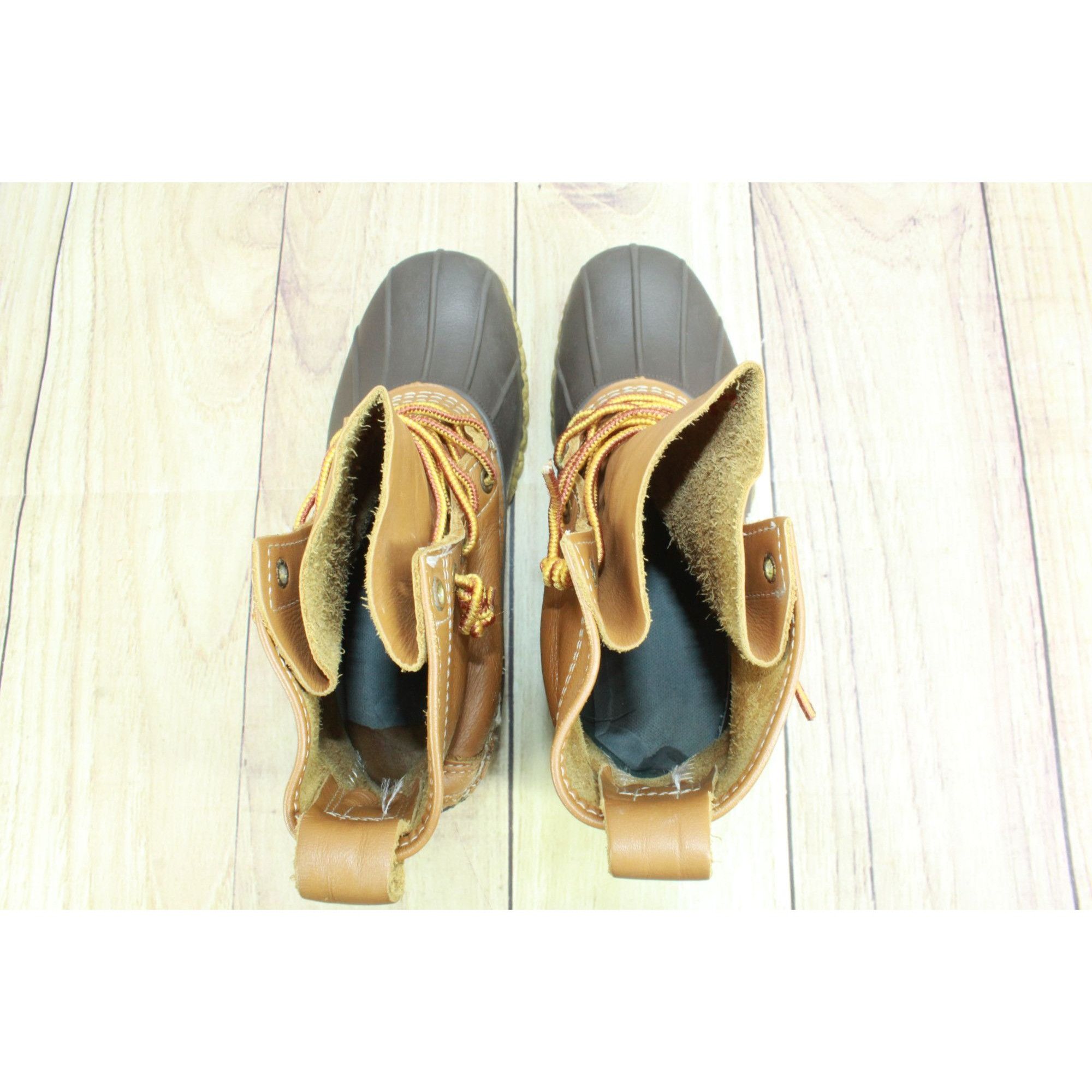 L.L. Bean LL Bean Brown Leather 8" Duck Boots Women’s Size 8 M Size US 8 / IT 38 - 7 Thumbnail