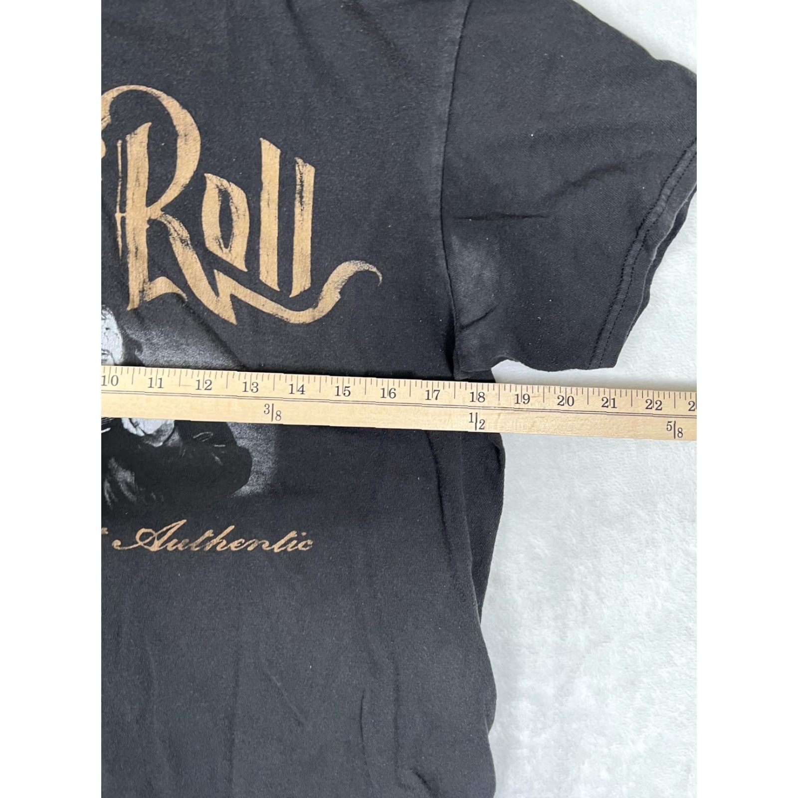 Vintage Jelly Roll T-Shirt Black M Womens Short Sleeve Crew Neck Graphic Print Guitar 100 Percent Authentic Music Size M / US 6-8 / IT 42-44 - 6 Thumbnail