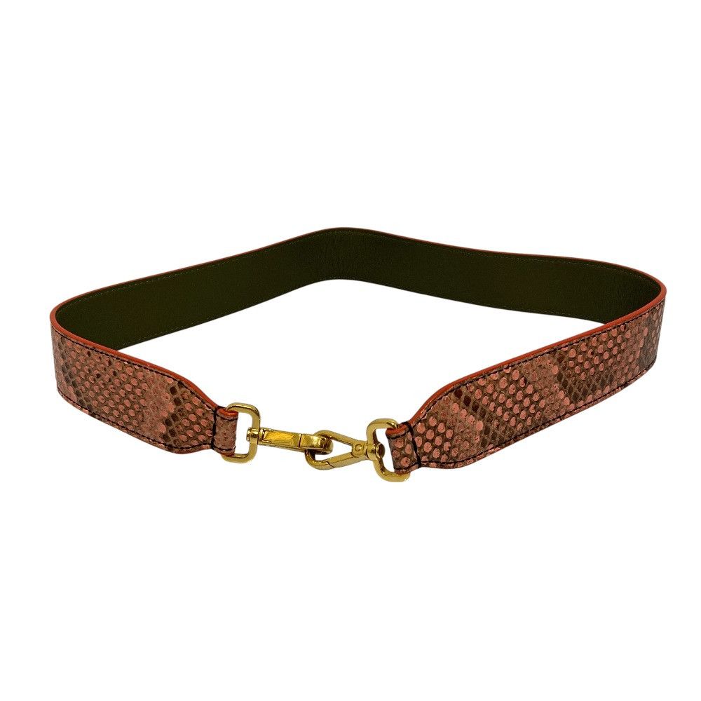 Fendi Fendi Fendi Strap You Python Shoulder Strap Leather Other DUTY FREE for USA Size ONE SIZE - 1 Thumbnail