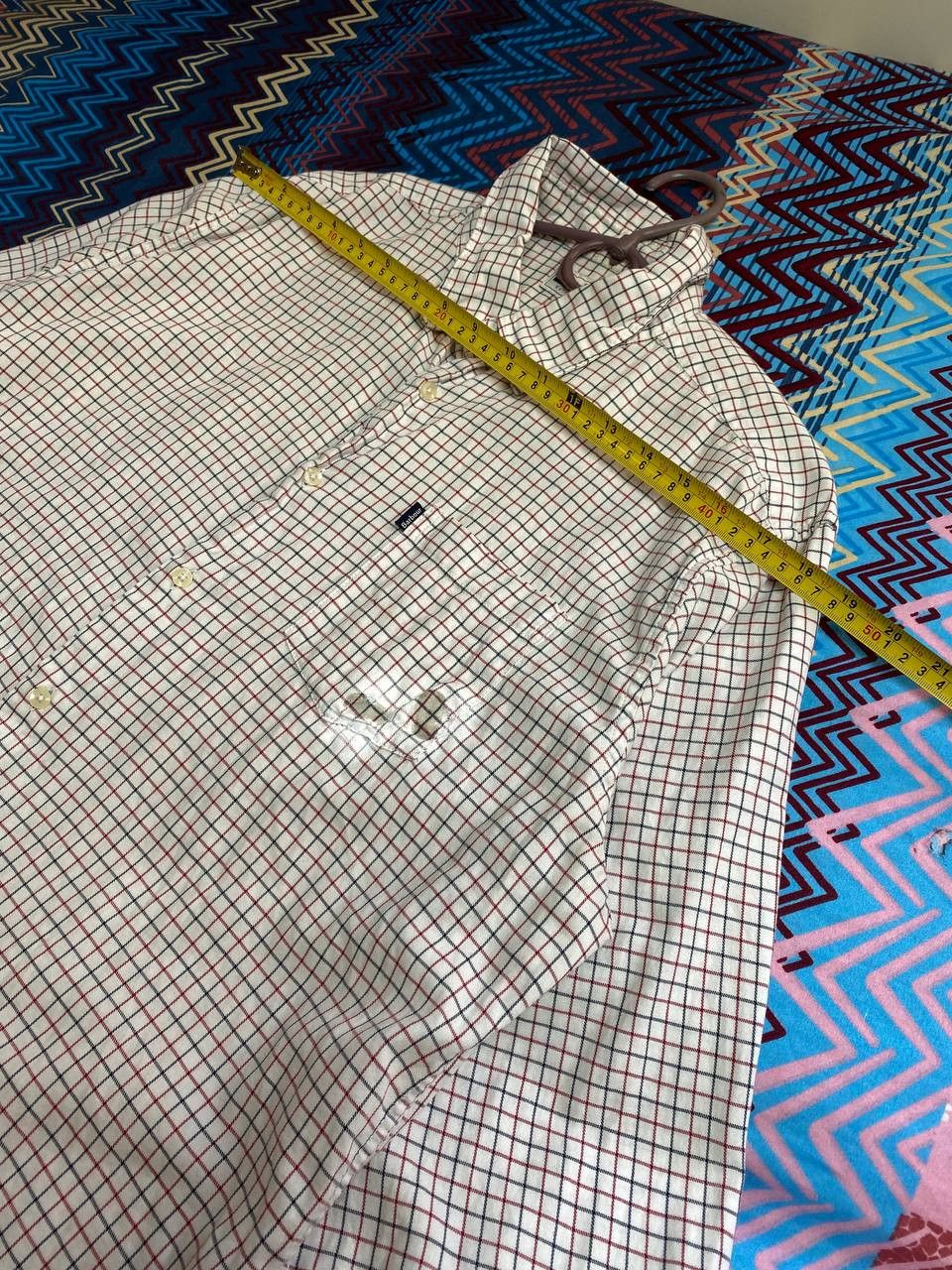Barbour × Vintage Barbour Vintage Mens Tattersall Flannel Check Shirt Size US L / EU 52-54 / 3 - 13 Thumbnail