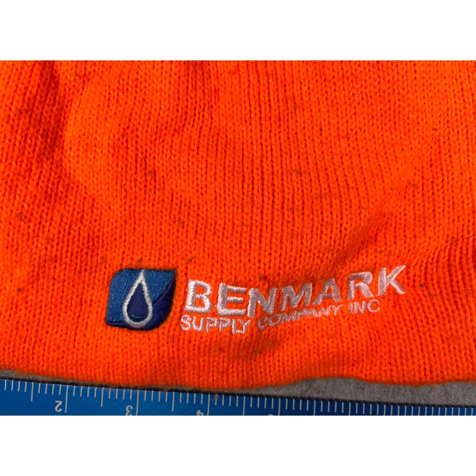 Port & Company High Visibility Beanie Toque Adult One Size Orange Knit Acrylic Workwear Size ONE SIZE - 2 Thumbnail