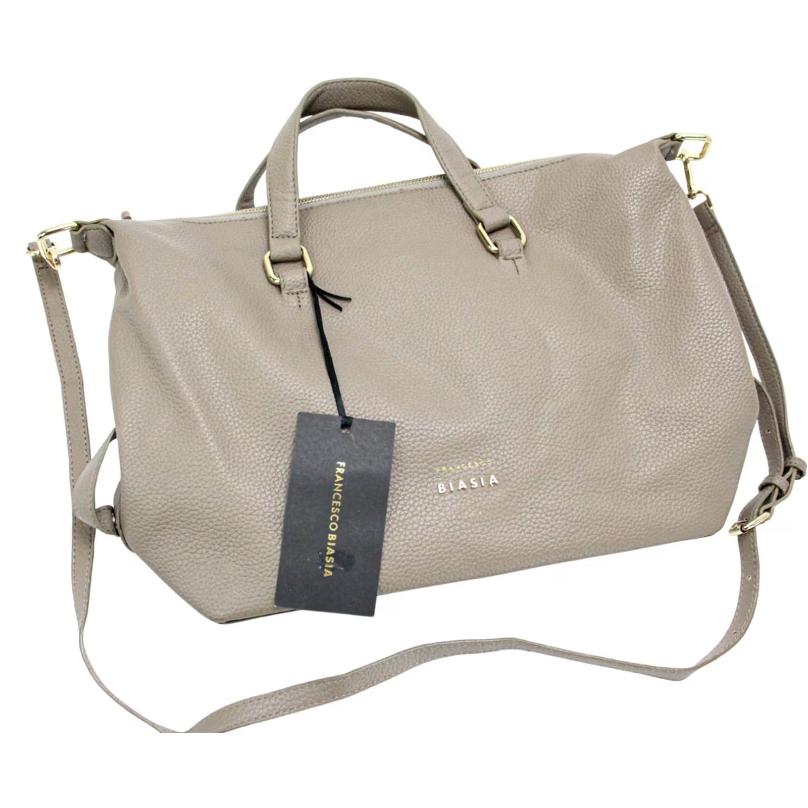 Vintage Francesco Biasia Bag Women's ONE SIZE Grey Zipper Detachable Strap Bag Size ONE SIZE - 5 Thumbnail