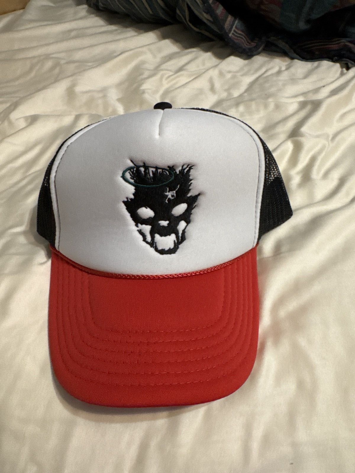 Japanese Brand GRAVEEM1ND Trucker Hat "Free Palestine" Size ONE SIZE - 1 Thumbnail