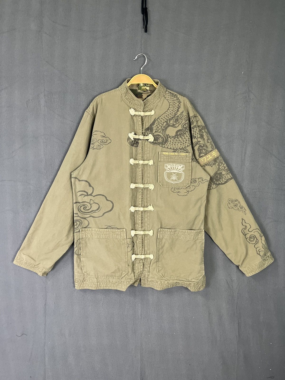 Ringspun Dragon All Over Print Army Style Tang Uniform Jacket Size US M / EU 48-50 / 2 - 1 Thumbnail