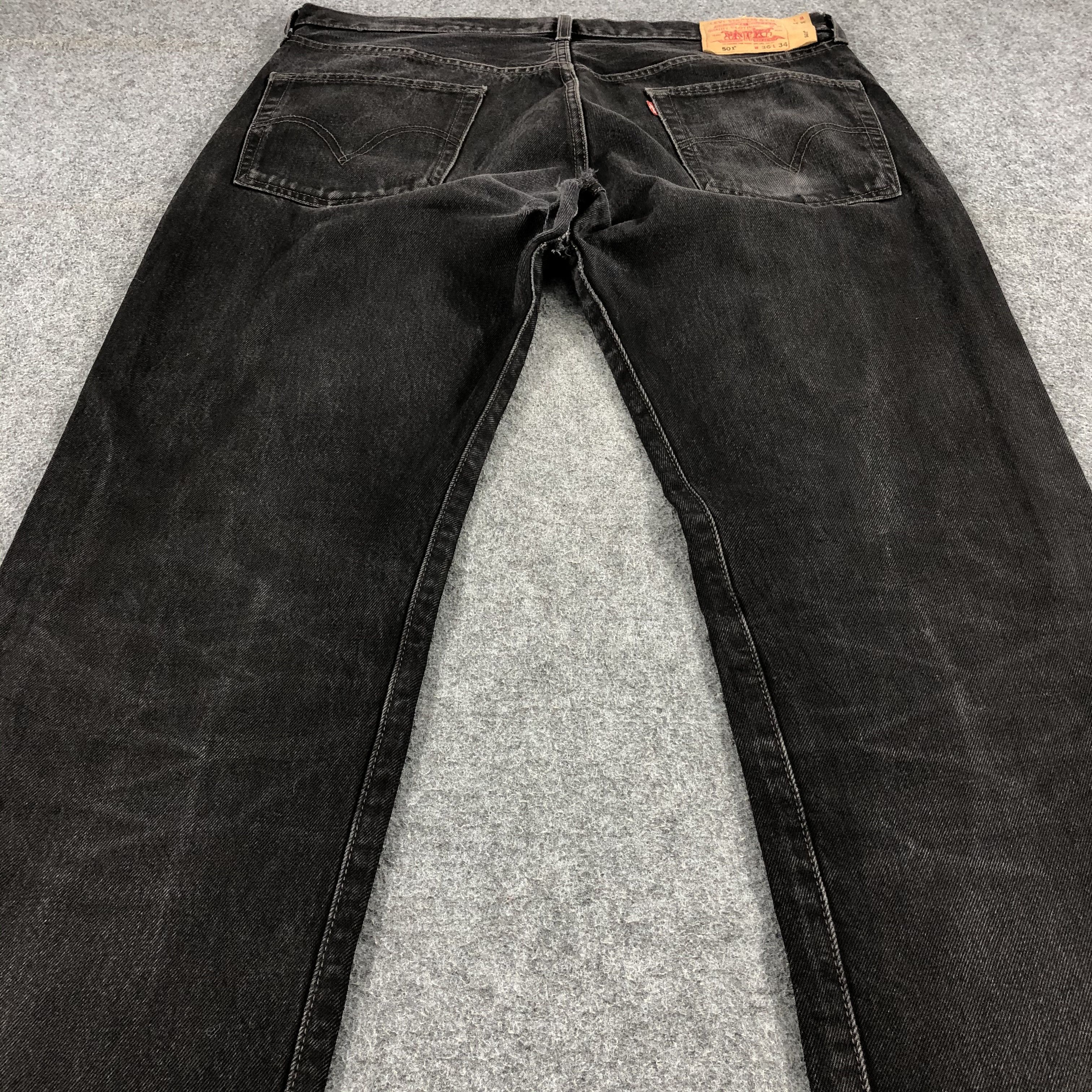 Levi's Vintage Distress Levis 501 Jeans-JM1668 Size US 38 / EU 54 - 4 Thumbnail