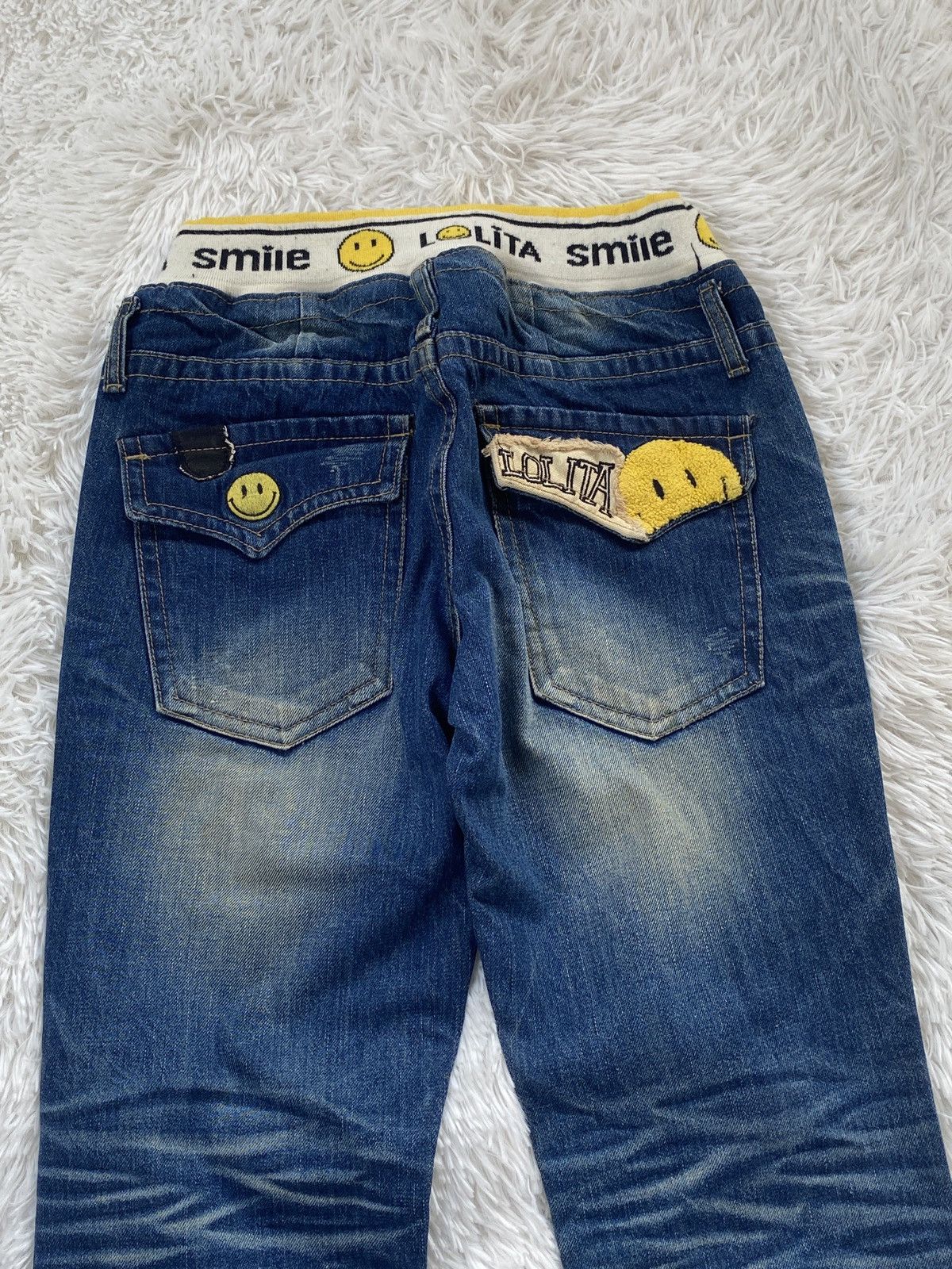 Other 🔥Crazy SALE🔥Lolita Jeans Embroidery Smile Design🔥 Size 32" / US 10 / IT 46 - 6 Thumbnail