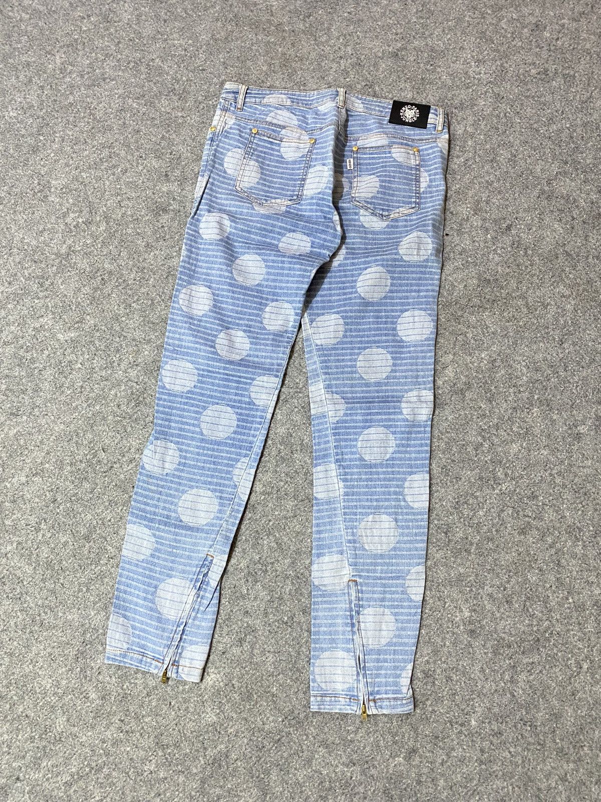 Kenzo Kenzo Paris Jungle Polkadot Denim Pants Size 26" / US 2 / IT 38 - 12 Thumbnail
