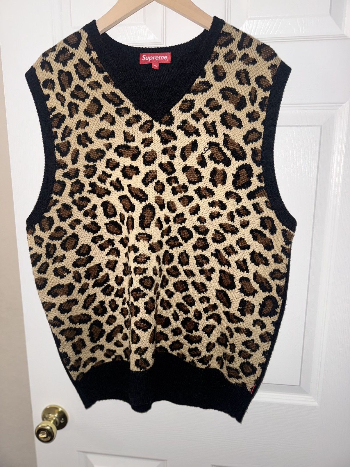 Supreme Leopard Vest | Grailed