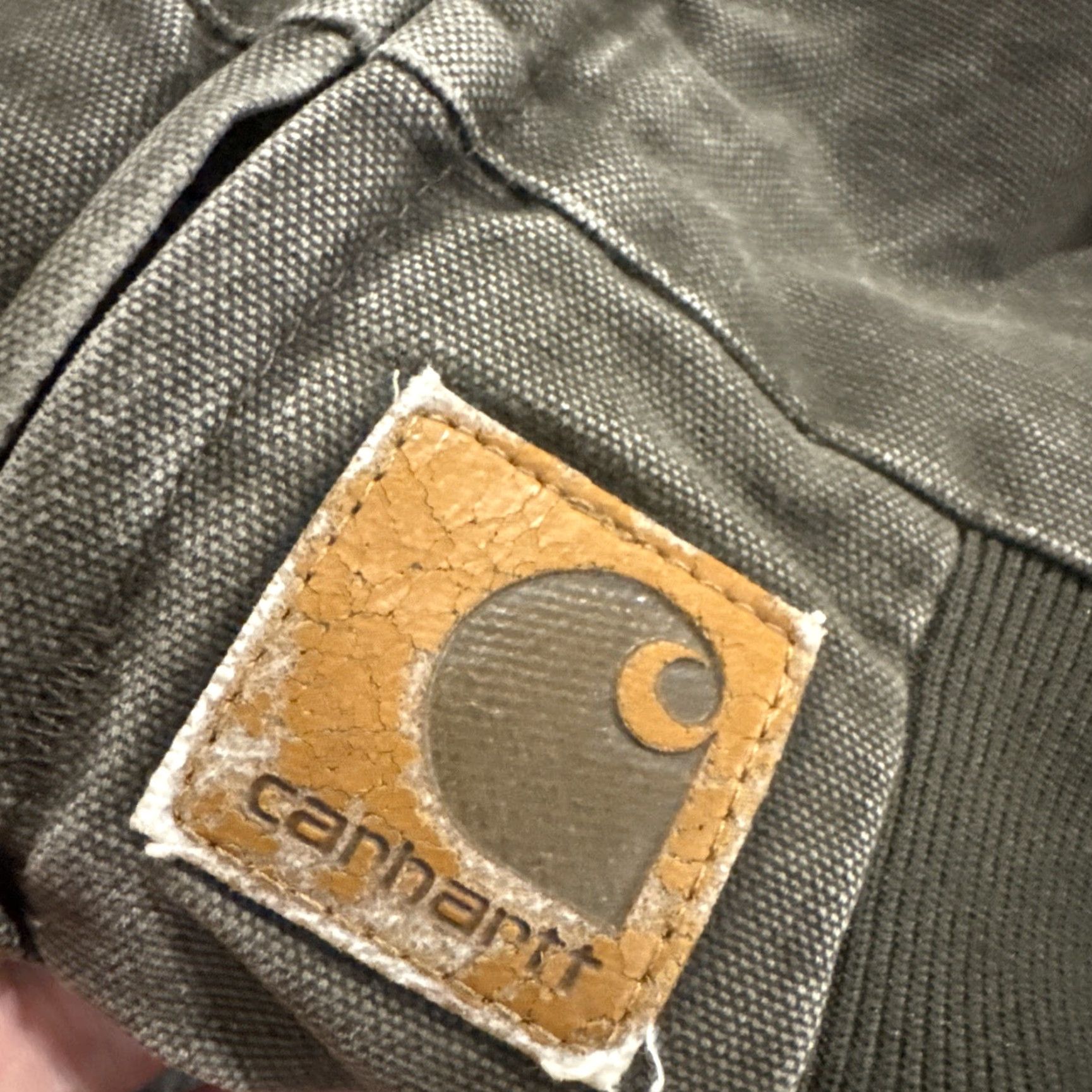 Carhartt VINTAGE Carhartt Jacket Men's XL Canvas Faded Timber Brown J102TMB Santa Fe Bomber Jacket Mens XL Brown Canvas Carhartt J102TMB Santa Fe Size US XL / EU 56 / 4 - 2 Thumbnail