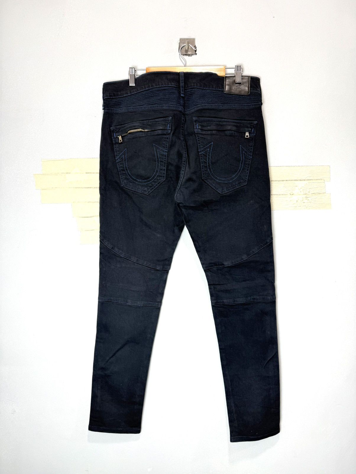 True Religion True Religion Biker Denim Pants Jeans Hype Streetwear Size US 34 / EU 50 - 2 Thumbnail