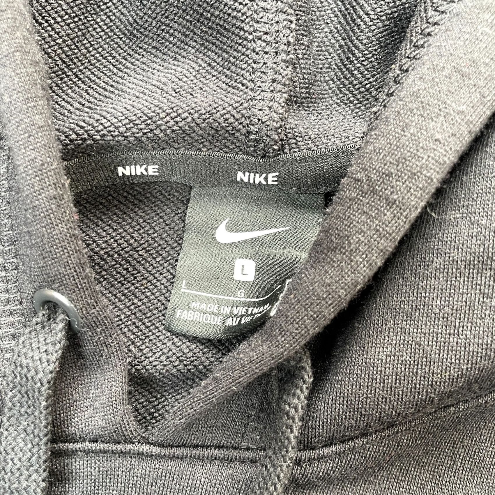 Nike Nike Hoodie Mens Large Black Swoosh Logo Performance Yoga Athleisure Running Gym Size US L / EU 52-54 / 3 - 7 Thumbnail
