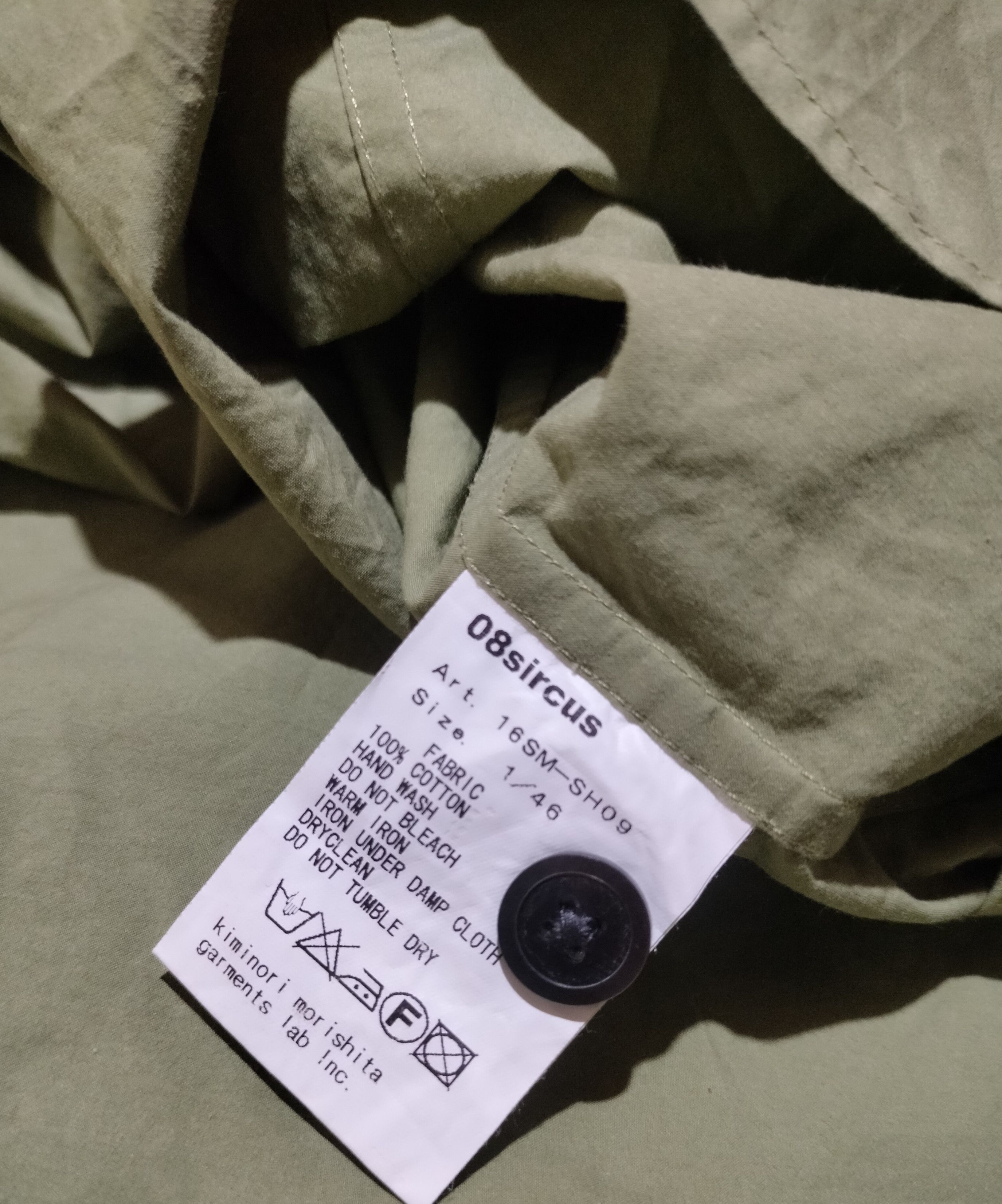 08sircus 08sircus Typewriter Button Shirt Size US S / EU 44-46 / 1 - 6 Thumbnail