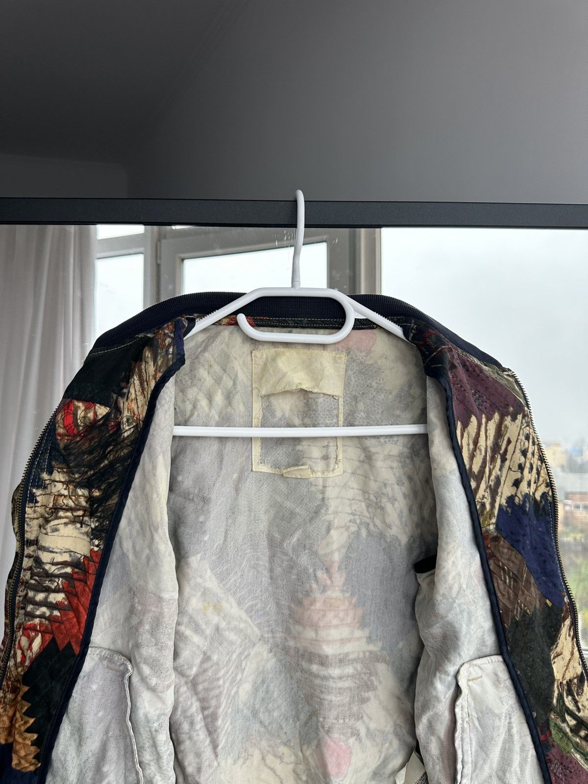 Denim & Supply Ralph Lauren Denim & Supply Ralph Lauren Patchwork Bomber Jacket Tencel Size XS / US 0-2 / IT 36-38 - 11 Thumbnail