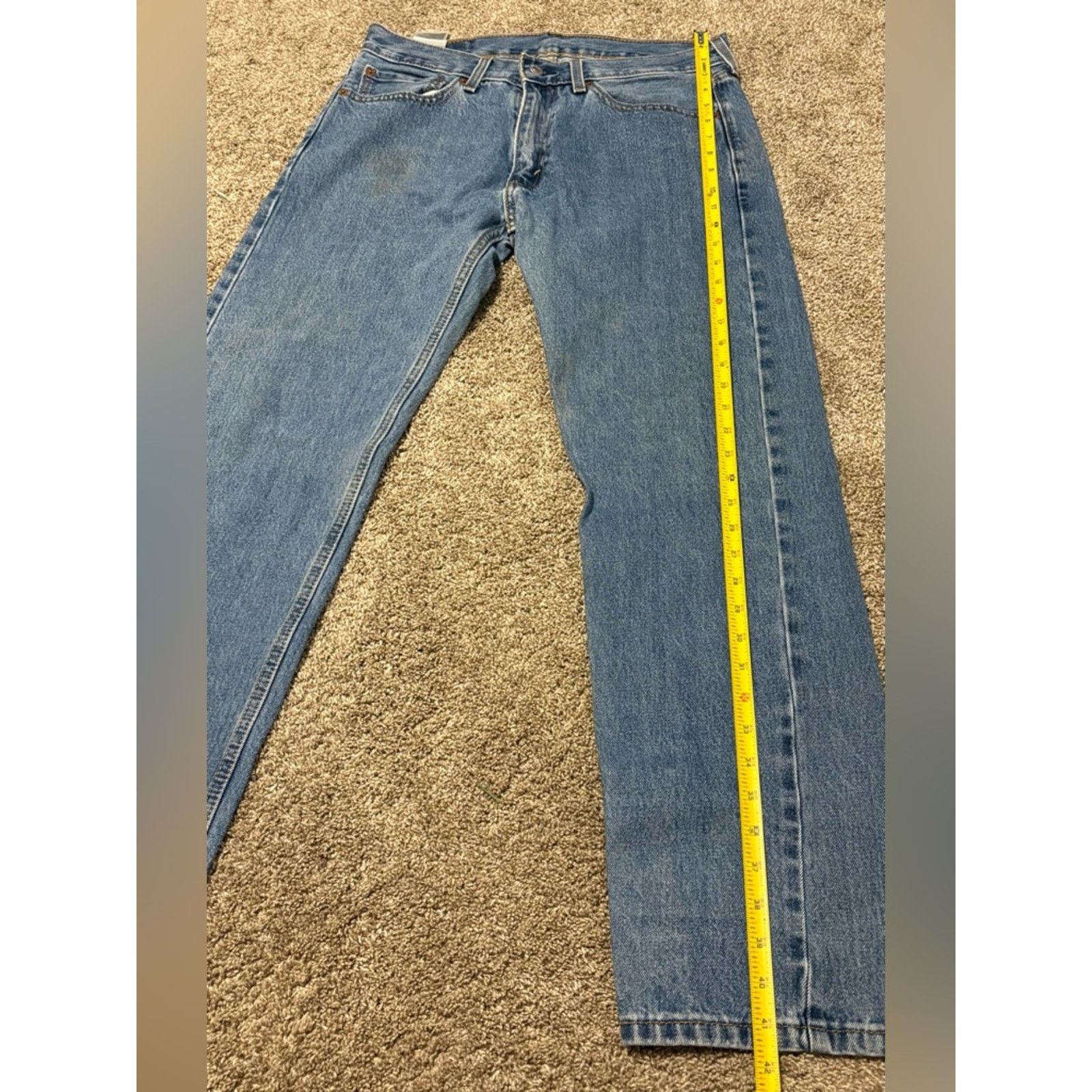 Levi's (Levi’s) 505 Vintage Straight Leg Jeans: Size W33 L34 Size US 33 - 8 Thumbnail
