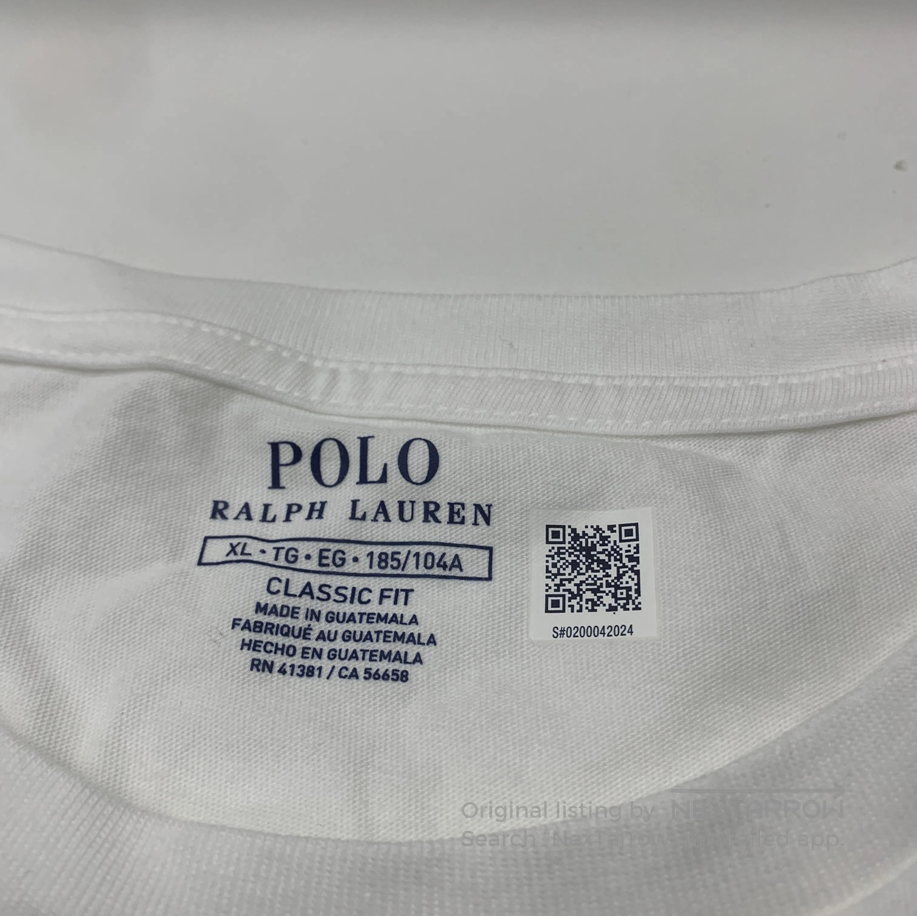 Polo Ralph Lauren Polo Ralph Lauren Logo Embroidered Short Sleeve T. Size US XL / EU 56 / 4 - 4 Thumbnail