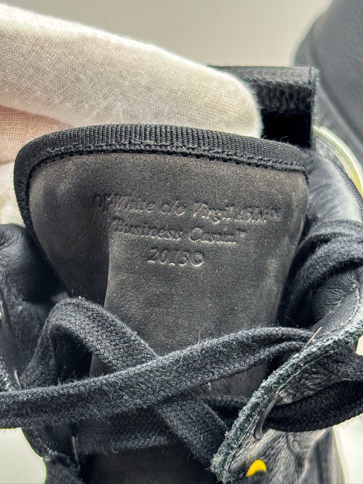 Off-White Off-White Industrial Belt High-Top Sneakers Black 2013 Size US 10 / EU 43 - 17 Thumbnail