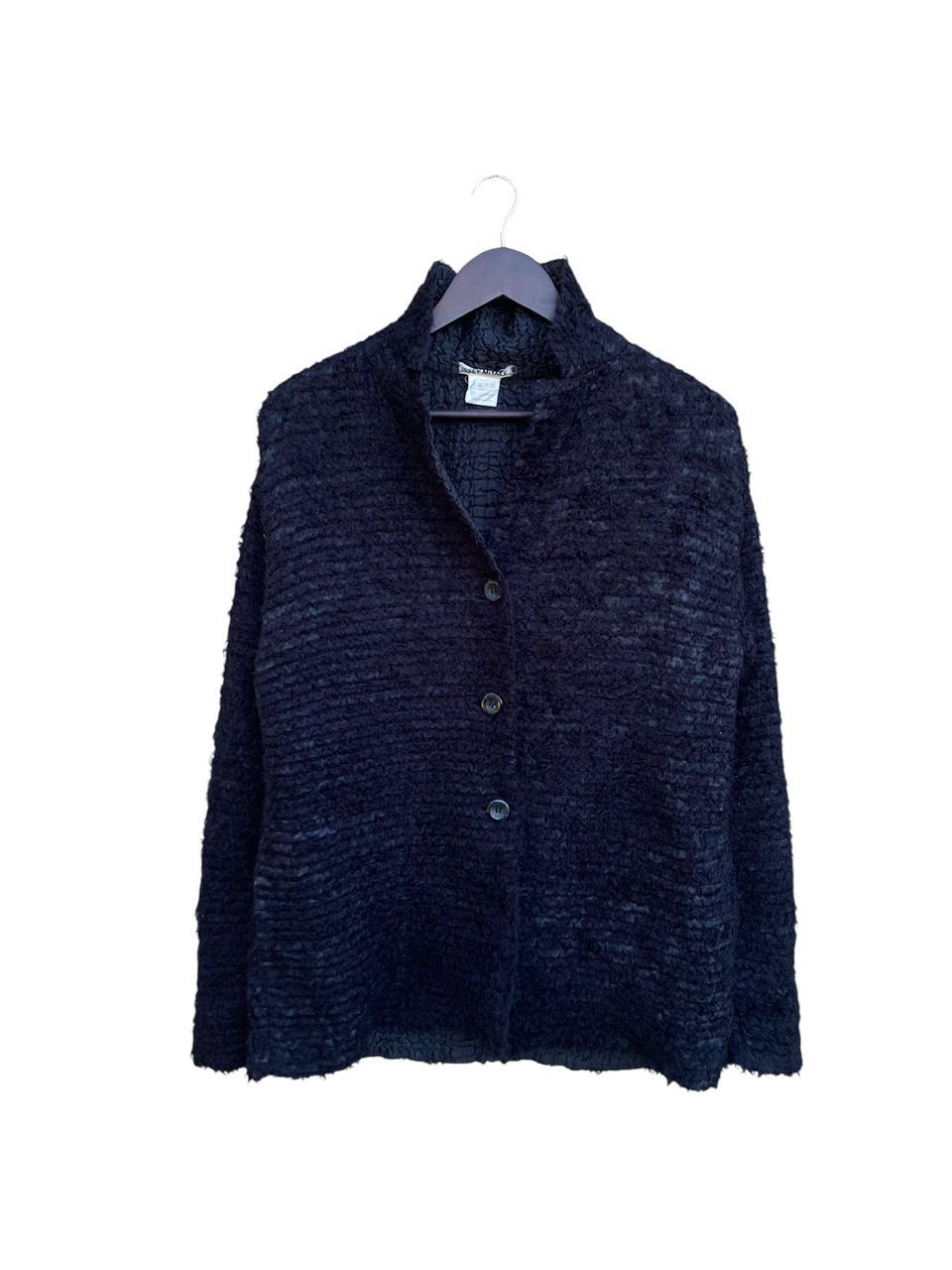 Issey Miyake Pleated Nylon Jacket Button Up