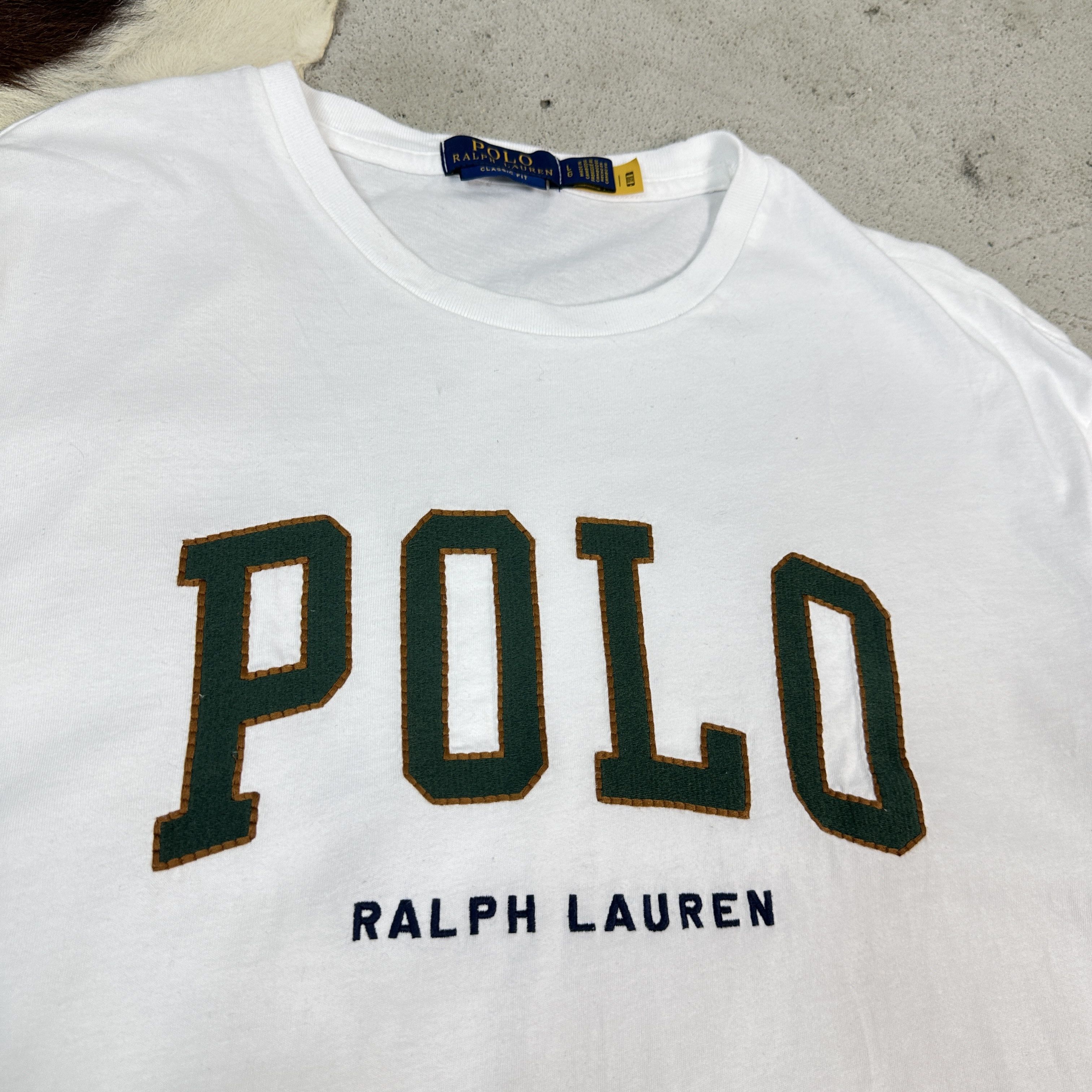Polo Ralph Lauren × Vintage Vintage Y2K Oversize Printed Polo Ralph Lauren T-shirt Size US L / EU 52-54 / 3 - 2 Thumbnail