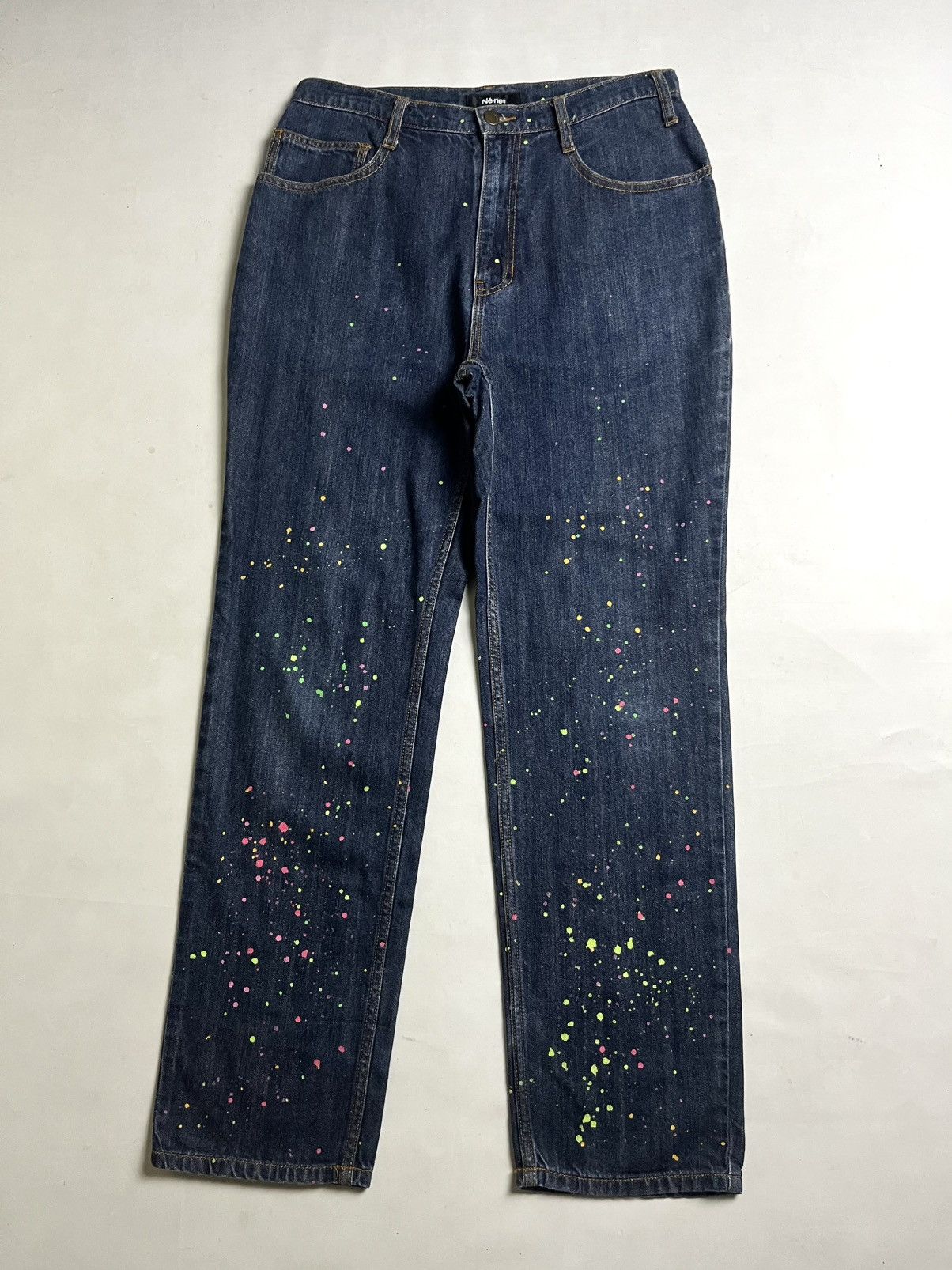 Tornado Mart 💸Bidding Offer💸00s Ne-Net Sparklatter denim pant Size US 29 - 1 Thumbnail