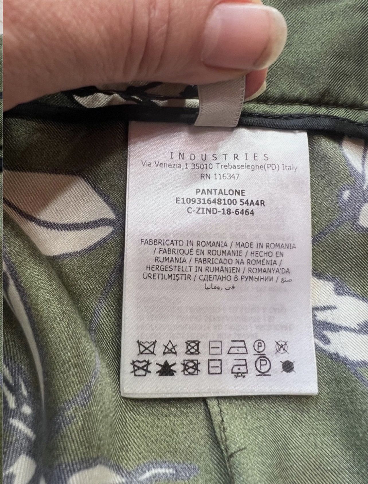 Moncler Moncler Silk Cropped Wide-Leg Pants – Floral Print – IT44 Size 30" / US 8 / IT 44 - 16 Thumbnail