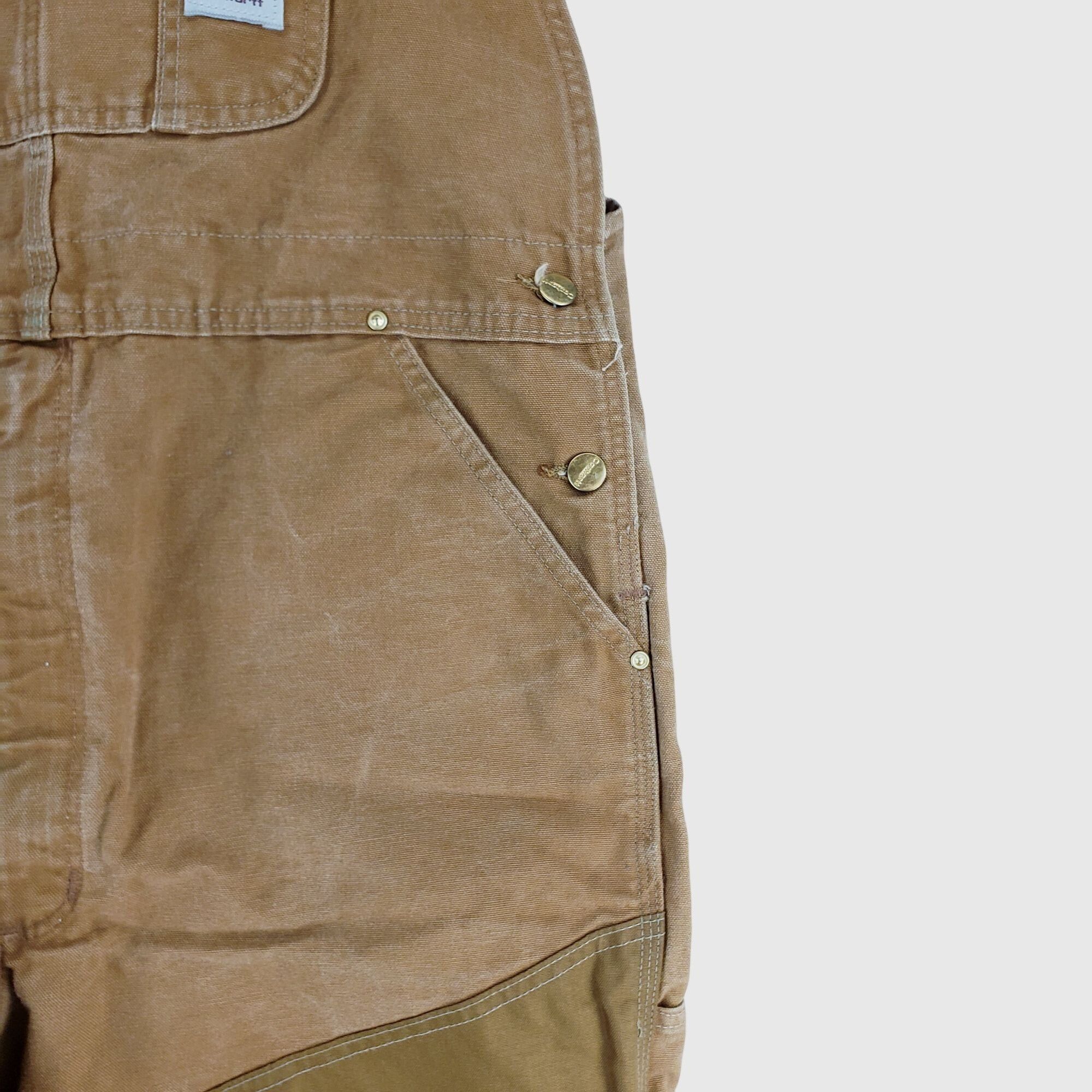 Carhartt Vintage Carhartt R46 Duck Canvas Overalls Brown 42x32 Size US 42 / EU 58 - 6 Thumbnail