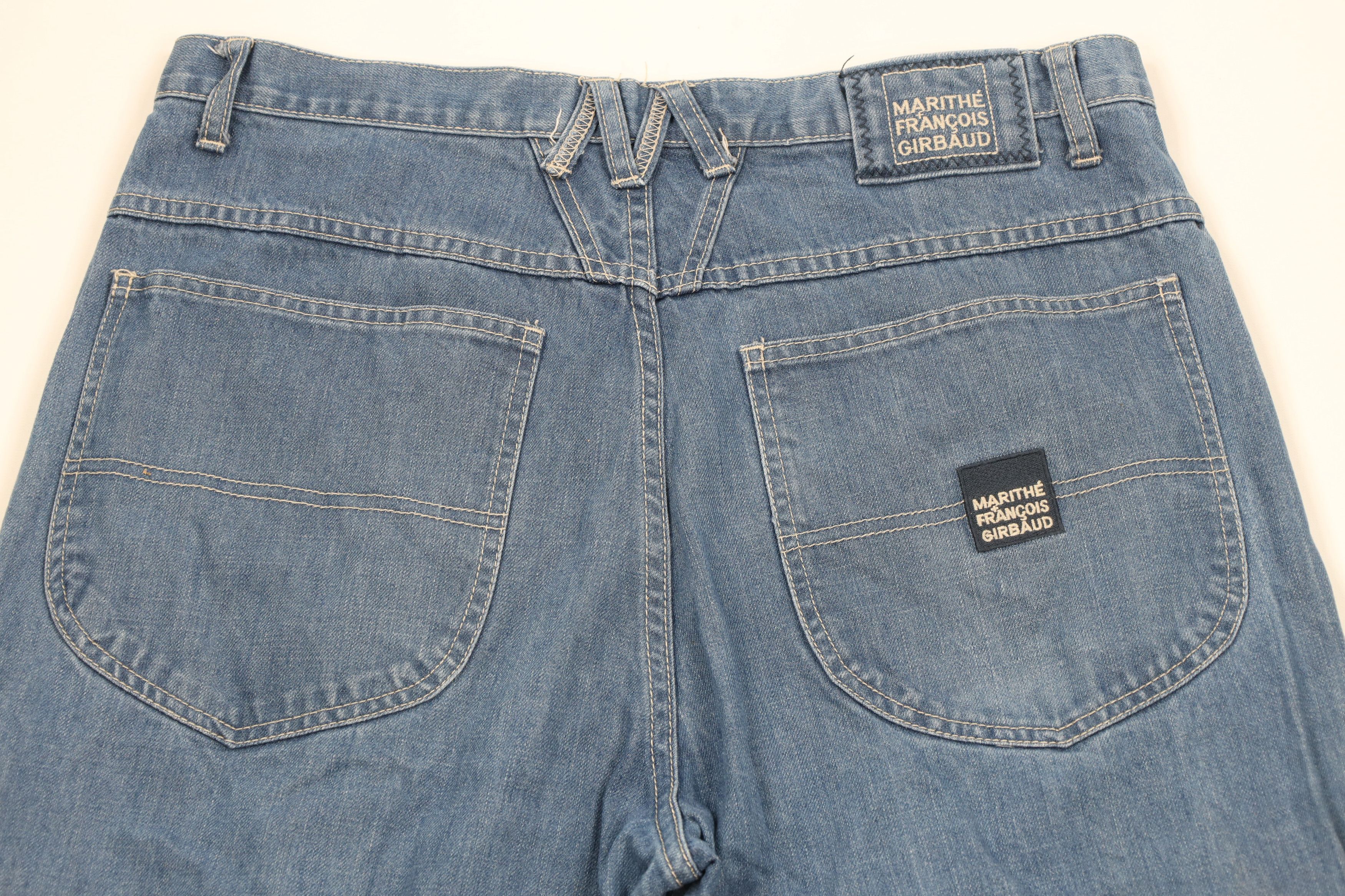 Marithe + Francois Girbaud × Vintage Vintage 90s Marithe Francois Girbaud Wide Leg Denim Jeans Size US 36 / EU 52 - 11 Thumbnail