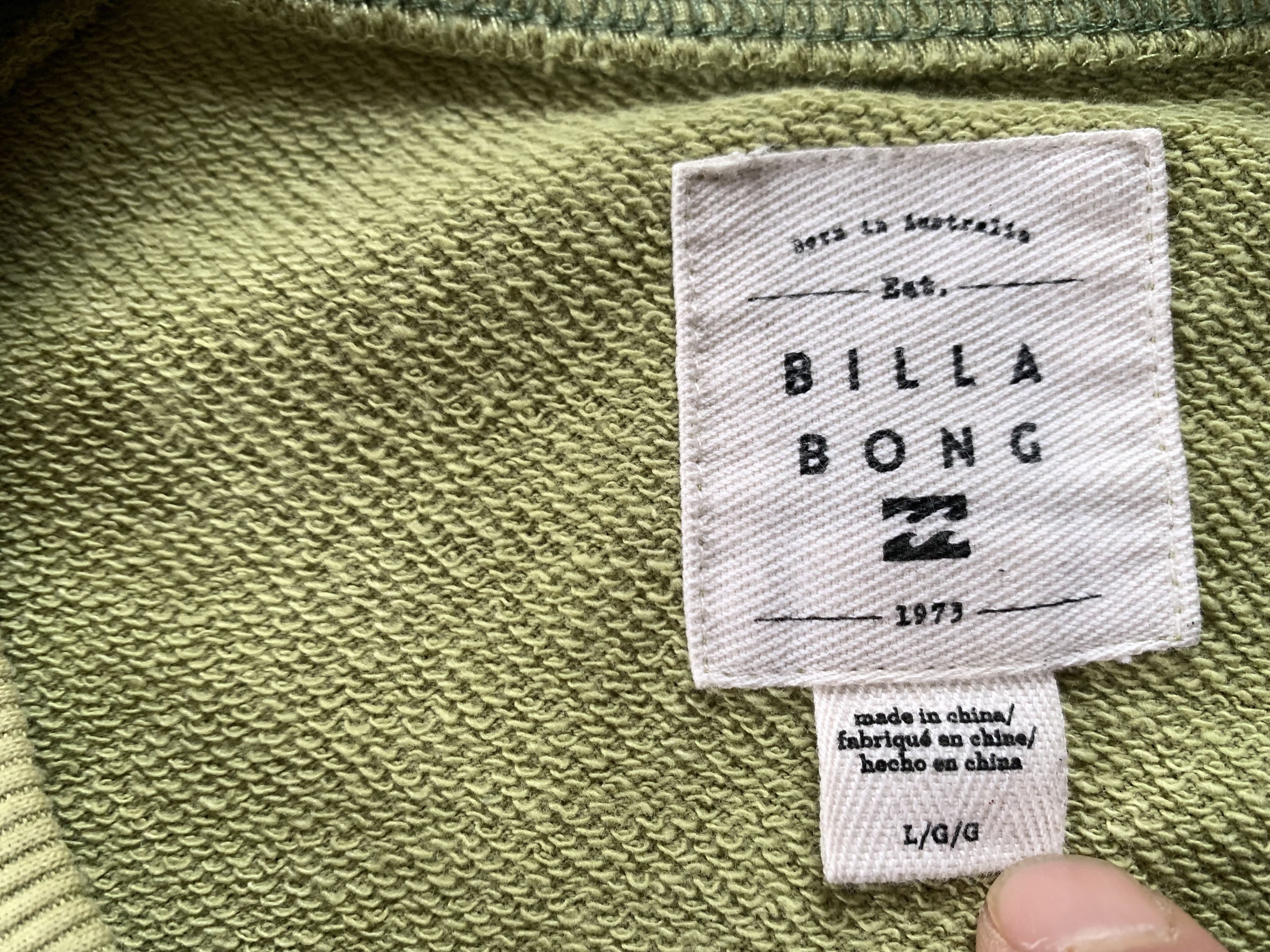 Billabong × Vintage Billabong Tie Dye Cotton Sweatshirt Size US L / EU 52-54 / 3 - 6 Thumbnail