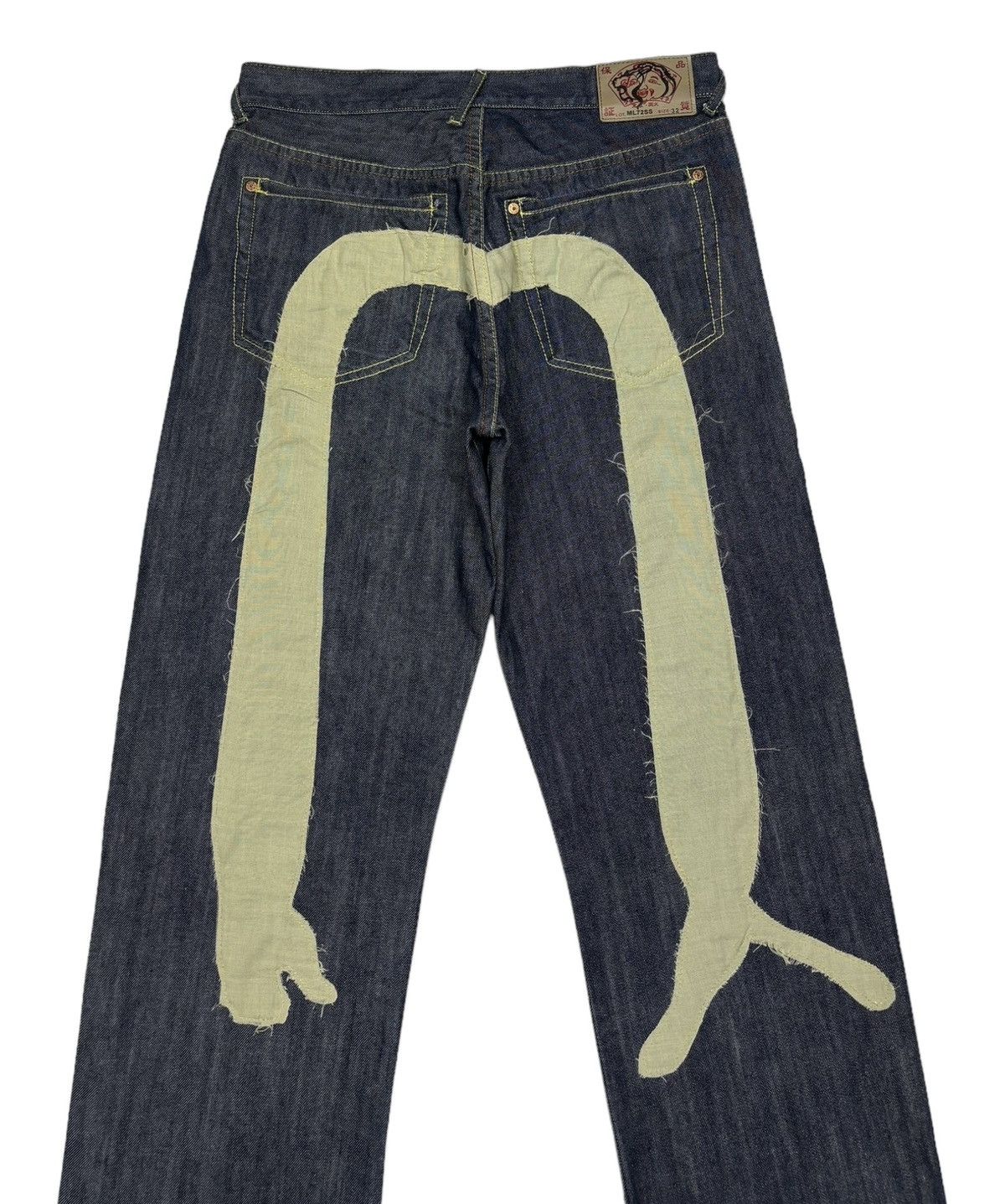 Japanese Brand VINTAGE EVISU JAPAN CUSTOM DAICOCK BAGGY DENIM JEANS Size US 32 / EU 48 - 7 Thumbnail