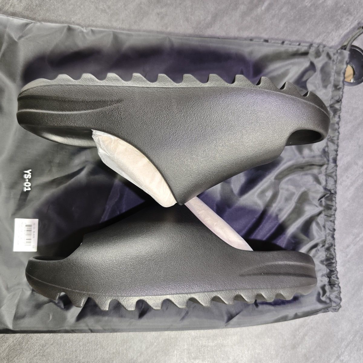 Yeezy YZY YS-01 Slides Black Size US 13 / EU 46 - 3 Thumbnail