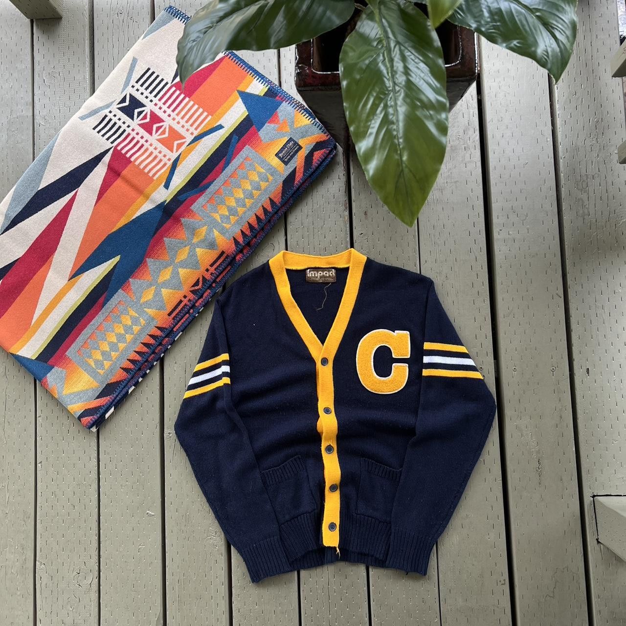 Vintage Vintage Champion Letterman Varsity Cardigan Sweater size M Size US M / EU 48-50 / 2 - 3 Thumbnail