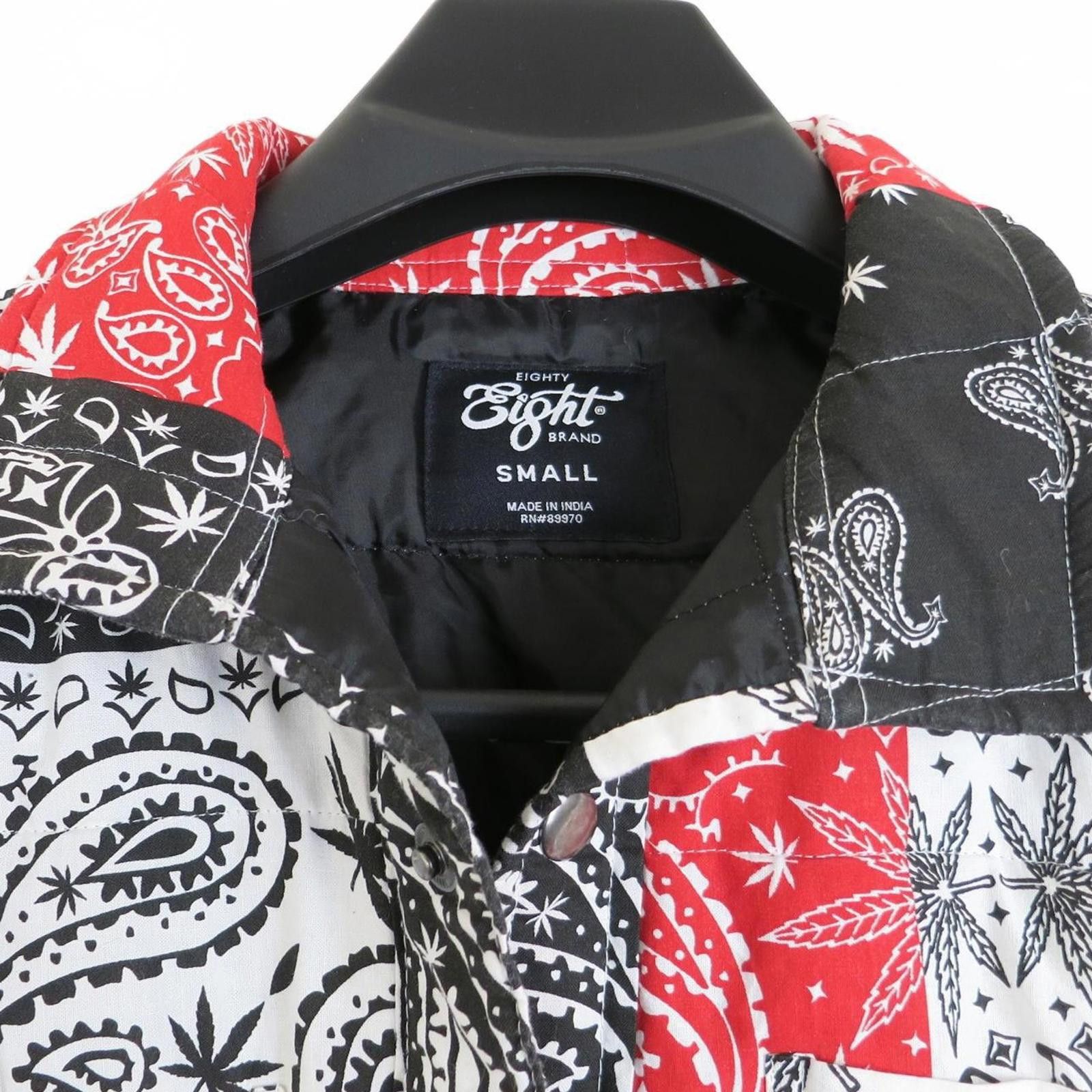 Eighty Eight Men's S Eighty Eight Patchwork Bandana Print Jacket Size US S / EU 44-46 / 1 - 8 Thumbnail