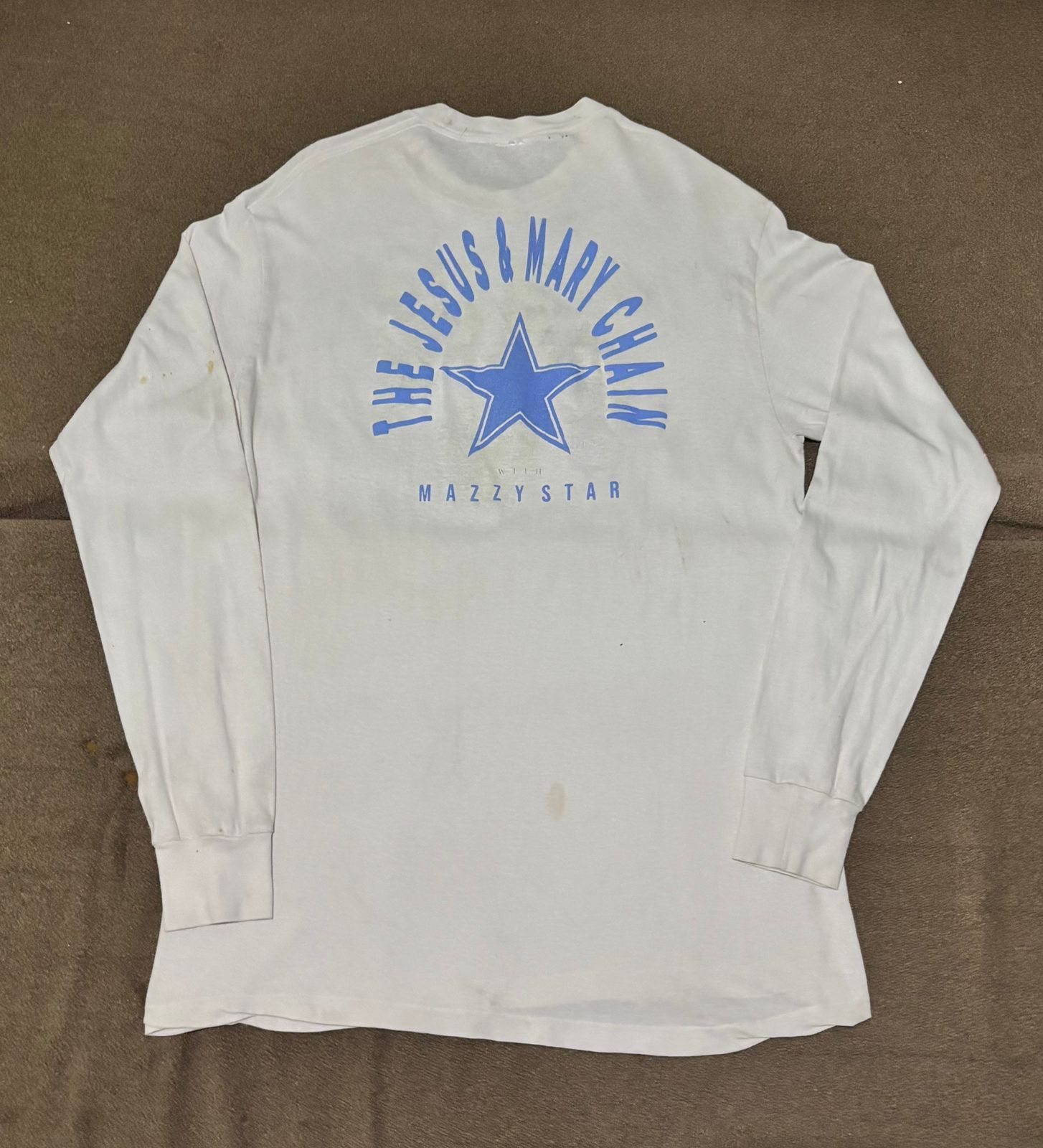 Vintage Vtg Rare The Jesus and Mary Chain tour mazzy star Size US L / EU 52-54 / 3 - 2 Thumbnail