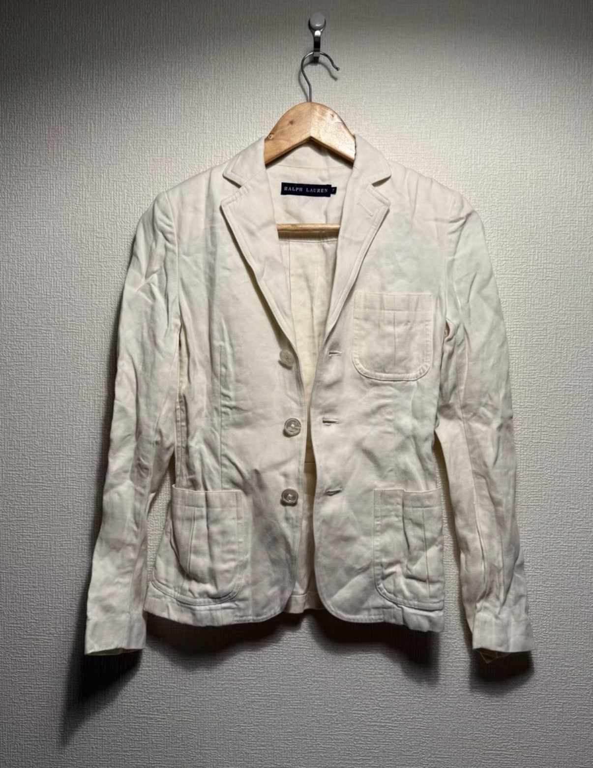 Ralph Lauren Ralph Lauren Linen Blazer K24 Size S / US 4 / IT 40 - 5 Thumbnail