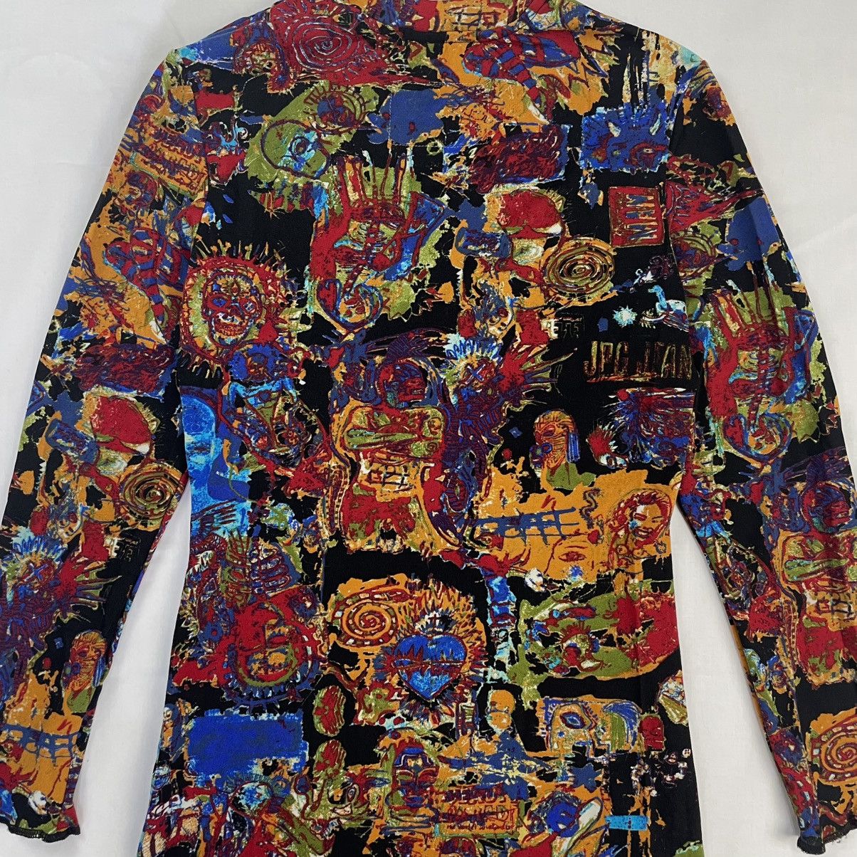Jean Paul Gaultier SS2000 Jean Paul Gaultier Basquiat Elastic T-Shirt Vintage Size US M / EU 48-50 / 2 - 4 Thumbnail