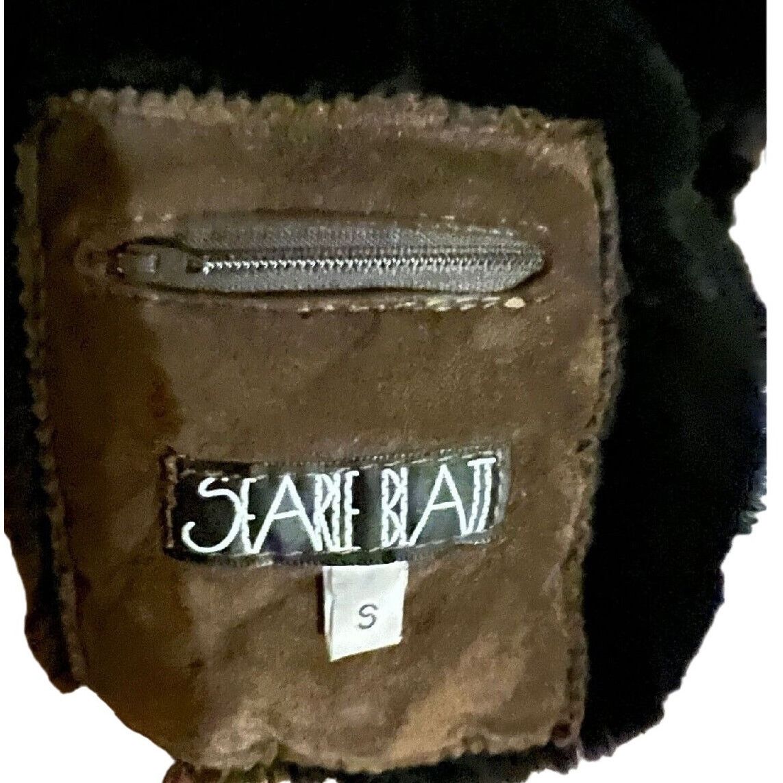 Other Womans Shearling Brown Leather Jacket Vintage USA SIZE S Size S / US 4 / IT 40 - 4 Thumbnail