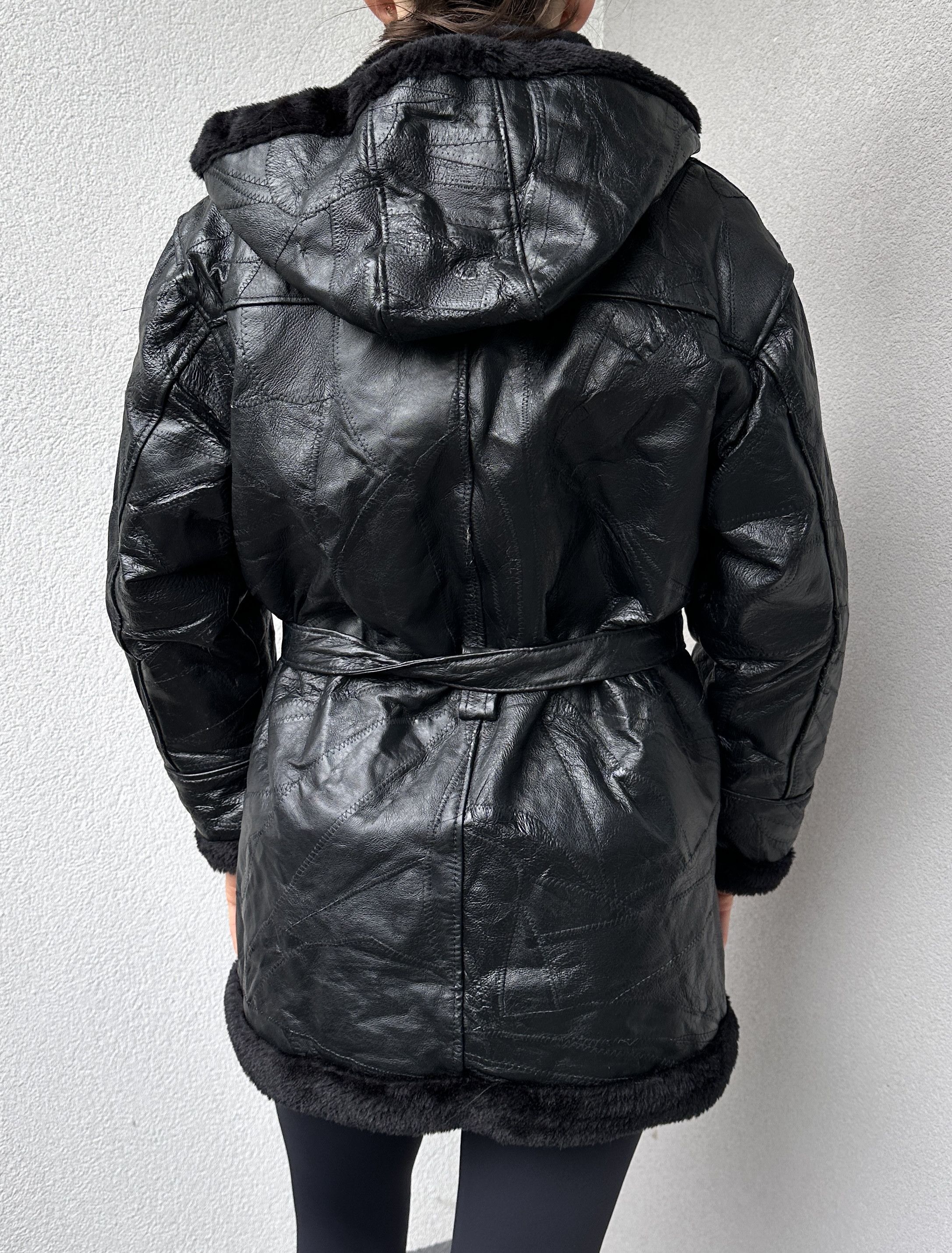 Vintage Vintage Avant Garde women leather jacket opium cyber y2k Size L / US 10 / IT 46 - 2 Thumbnail