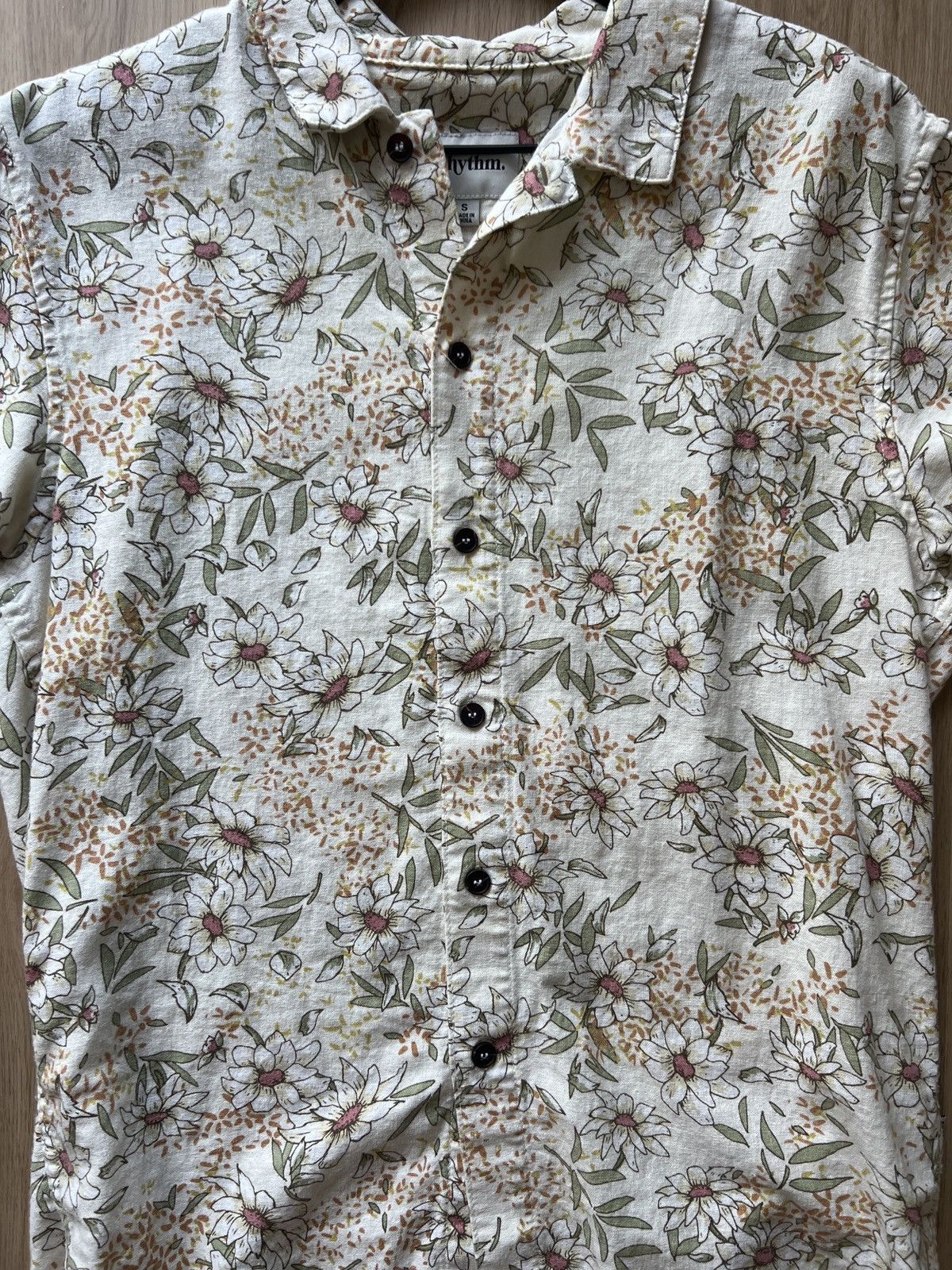 Rhythm Rhythm Men’s floral shirt Size US S / EU 44-46 / 1 - 1 Thumbnail