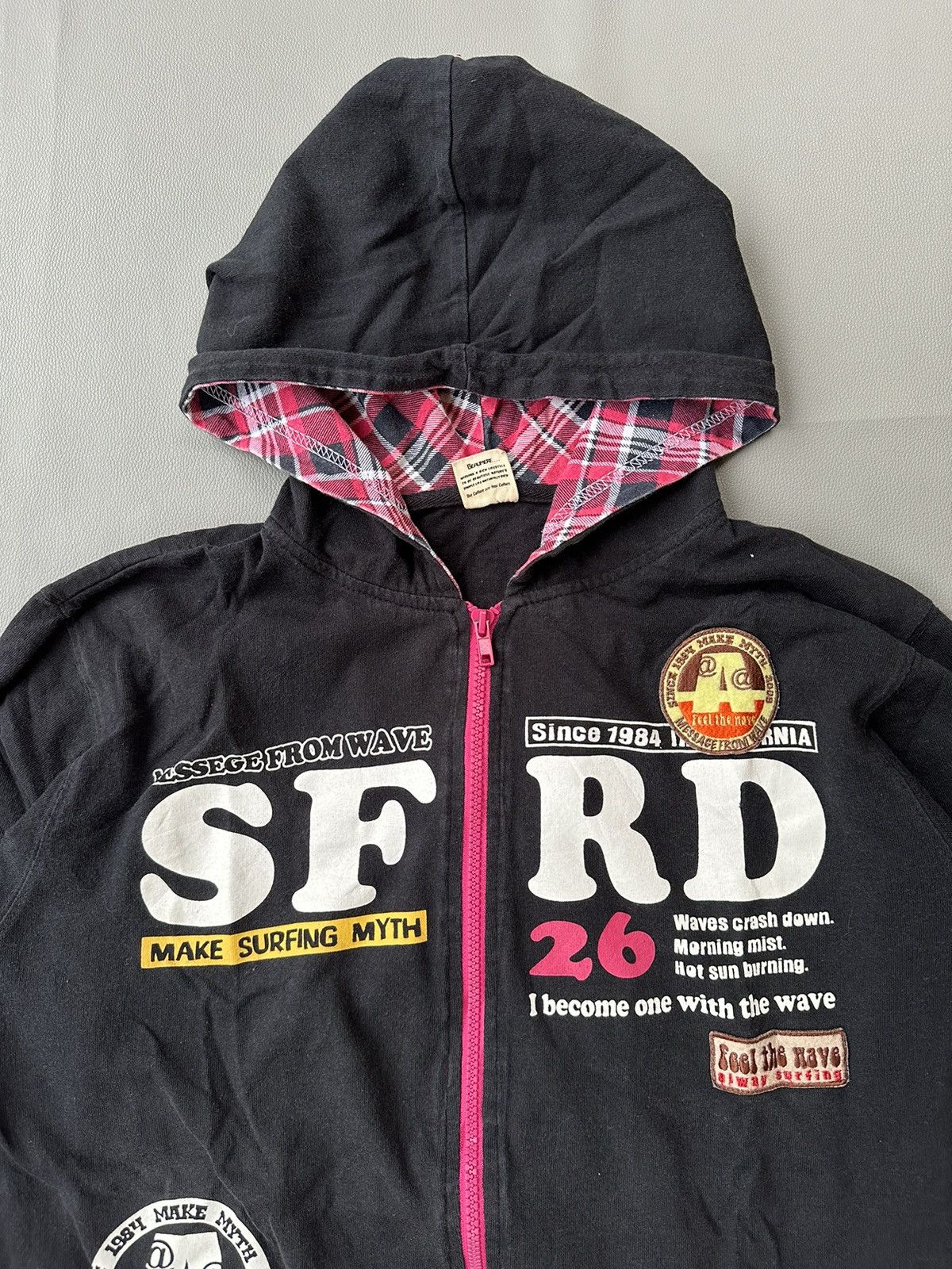 Hysteric Glamour BEAUMERE GOTHIC SURF POEM ZIP HOODIE RAF SIMONS LGB STYLE Size US L / EU 52-54 / 3 - 2 Thumbnail