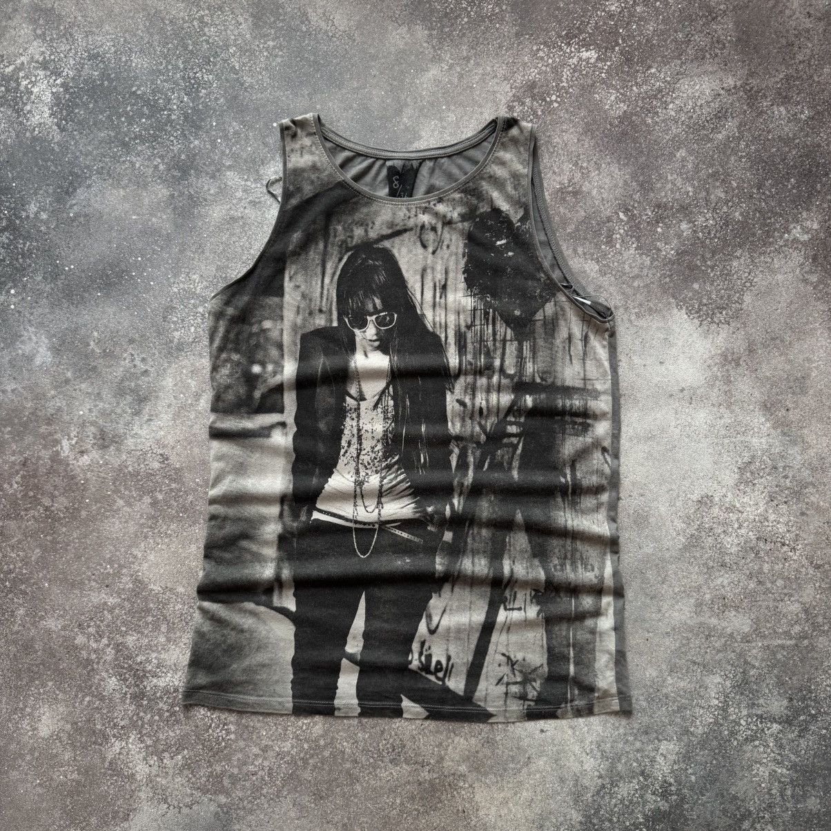 Hysteric Glamour 2000’s Aesthetic Y2K Sexy Glamour Lady Printed Tank Top Size M / US 6-8 / IT 42-44 - 2 Thumbnail