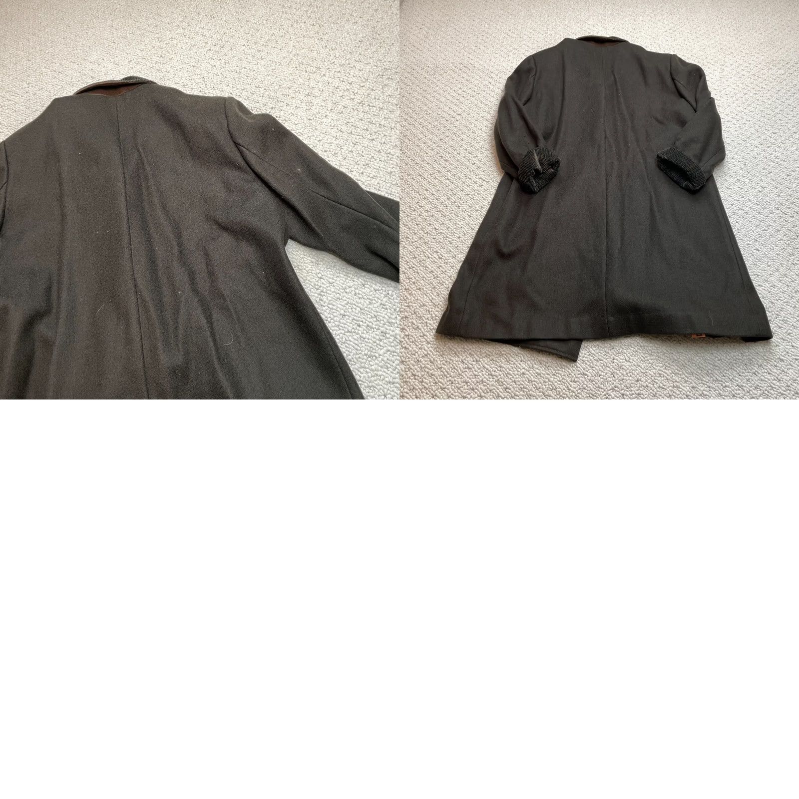 Vintage VINTAGE David Benjamin Overcoat Coat Jacket Womens Long Button Gray 100% Wool Solid Pockets Fall Womens Regular Size 12 Size XL / US 12-14 / IT 48-50 - 9 Thumbnail