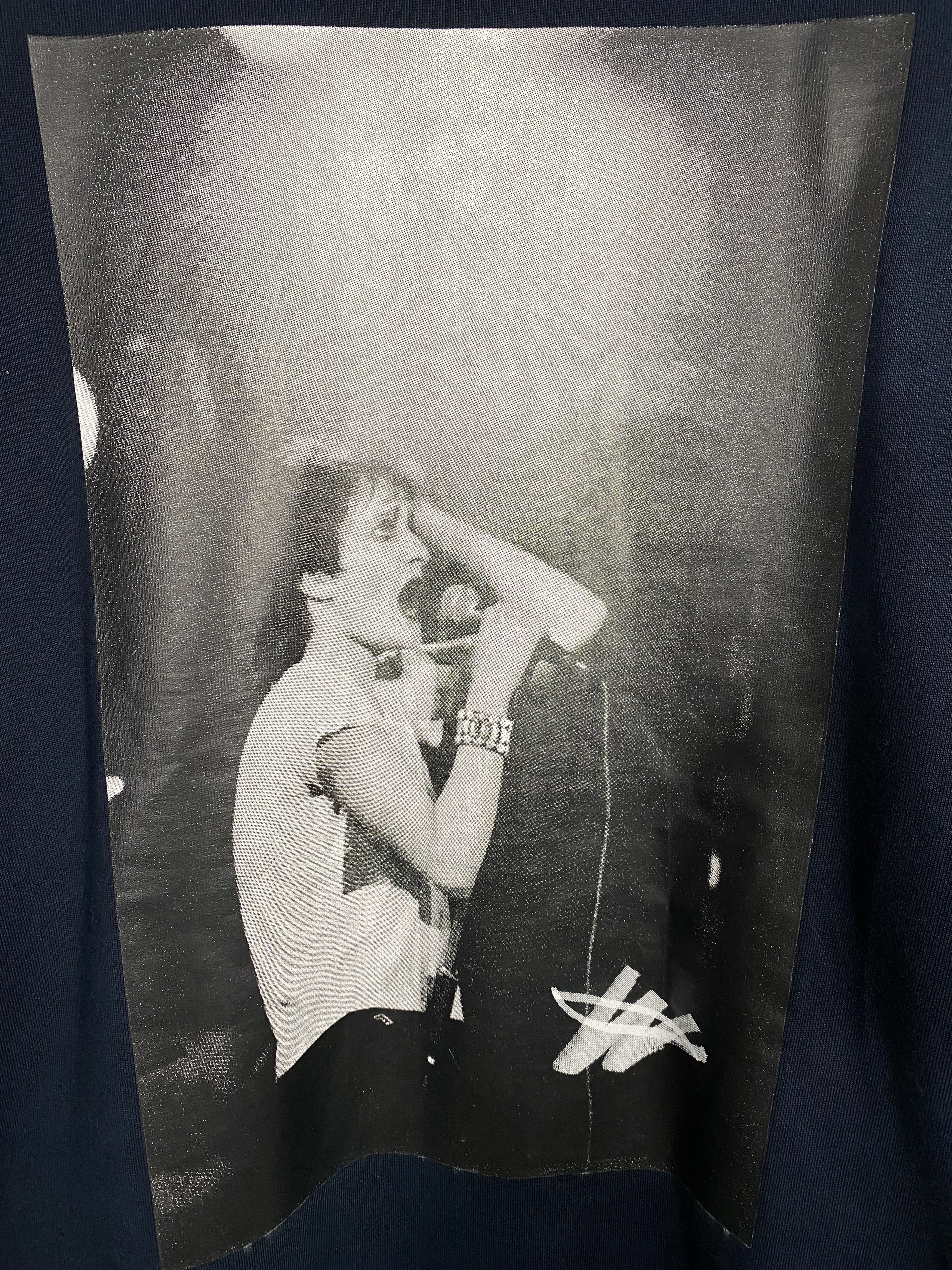 WE11DONE WE11DONE Black And Navy Reversible Gig T-shirt Size US XL / EU 56 / 4 - 2 Thumbnail