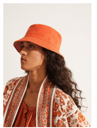 o1srvl11e0424 Bucket Hat in Orange