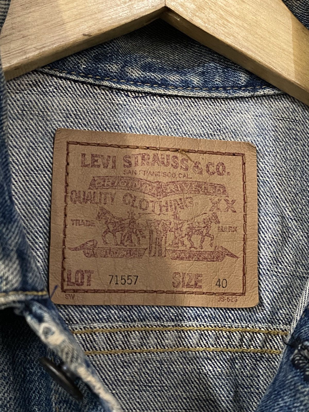 Levi's 🇯🇵big “E” Levi’s Type-3 Denim Jacket 🇯🇵 Size US M / EU 48-50 / 2 - 4 Thumbnail