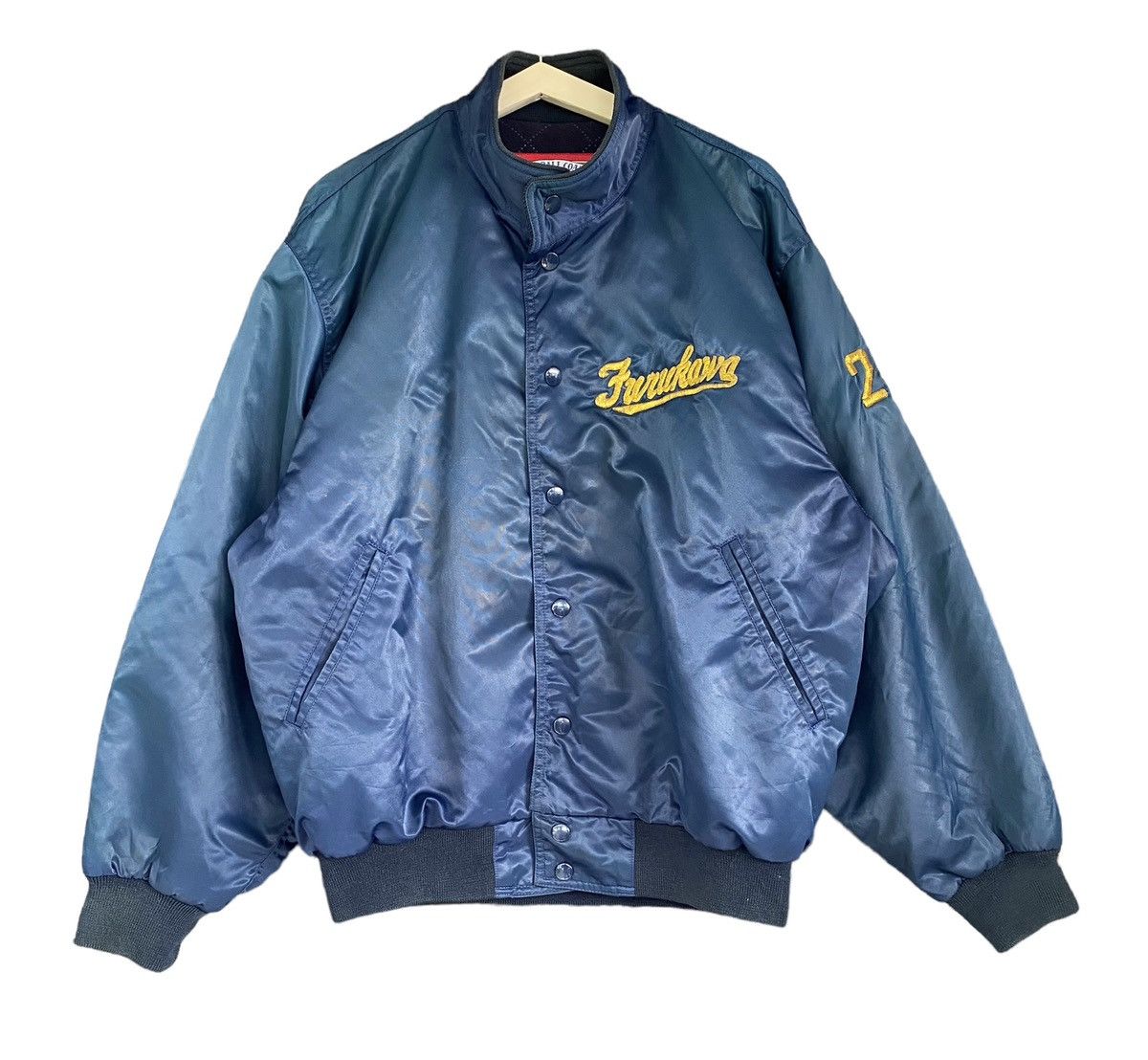 Vtg Rawling Bomber Jacket Button (L)