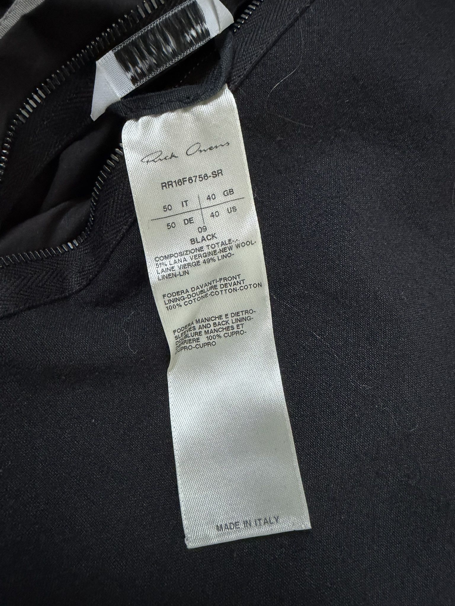 Rick Owens F/W 16 "MASTODON" Wool & Linen Runway JMF Blazer Rick Owens Size US M / EU 48-50 / 2 - 16 Thumbnail