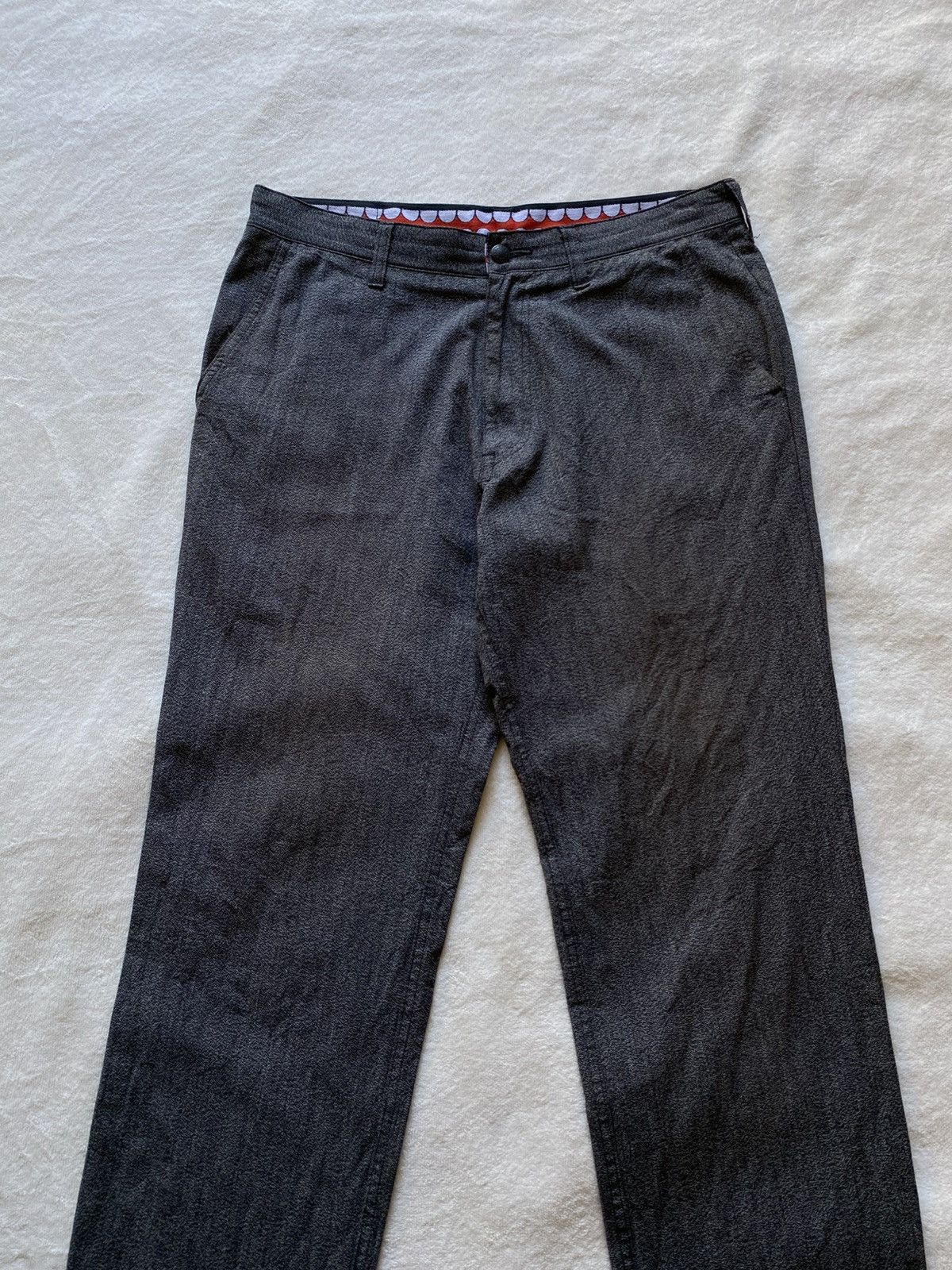 Original Fake Original Fake Kaws Dark Gray Chomper Teeth Fading Pants Size US 32 / EU 48 - 2 Thumbnail