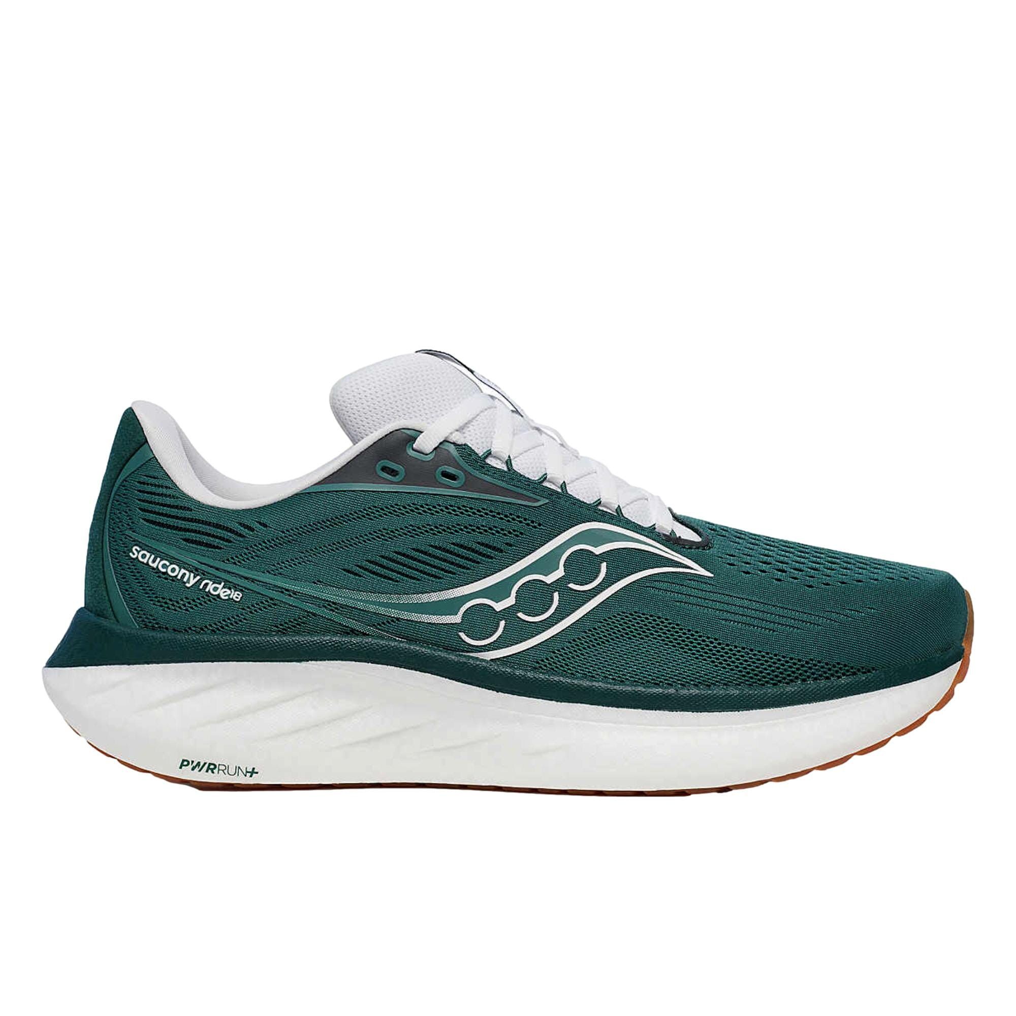 Saucony Ride 18 Pine / White S21000-203 Size US 11.5 / EU 44-45 - 1 Thumbnail