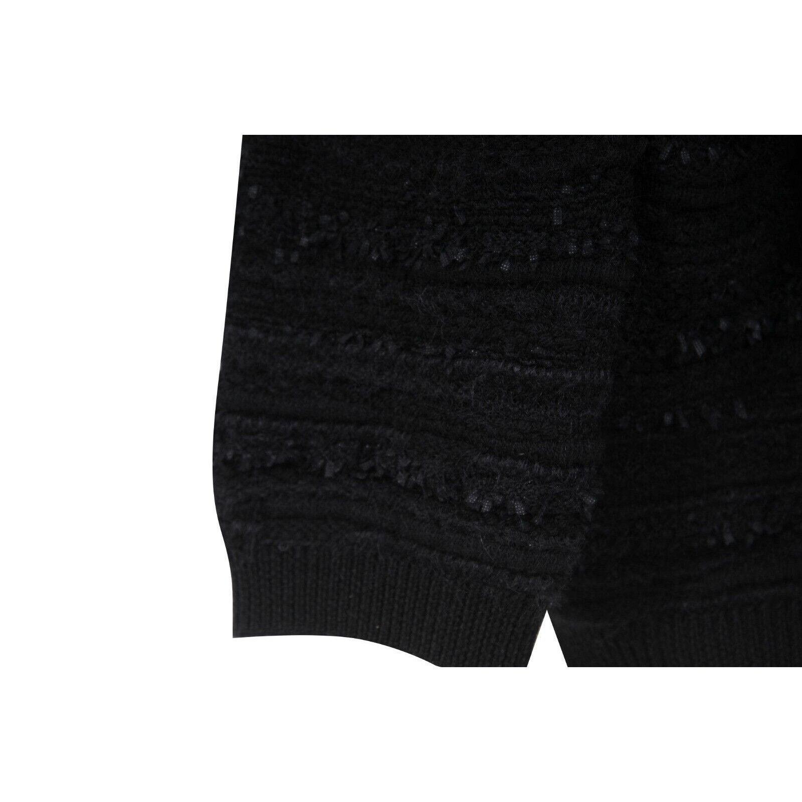 Saint Laurent Paris Hooded Oversized Cardigan Black Wool Mohair Size US M / EU 48-50 / 2 - 5 Thumbnail